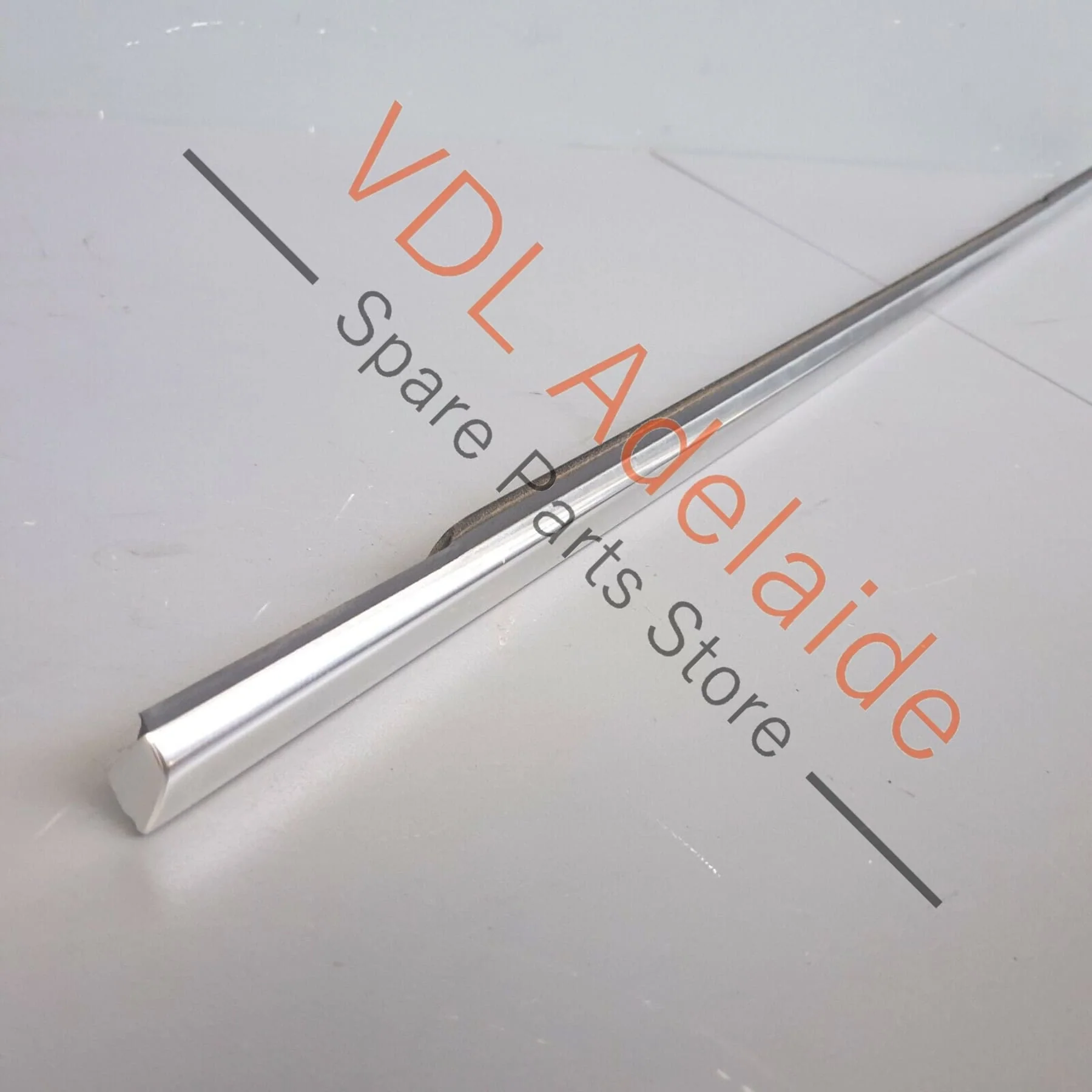 VW Tiguan MQB Mk2 Exterior Window Slot Weather Strip Seal Chrome Rear Left Door
