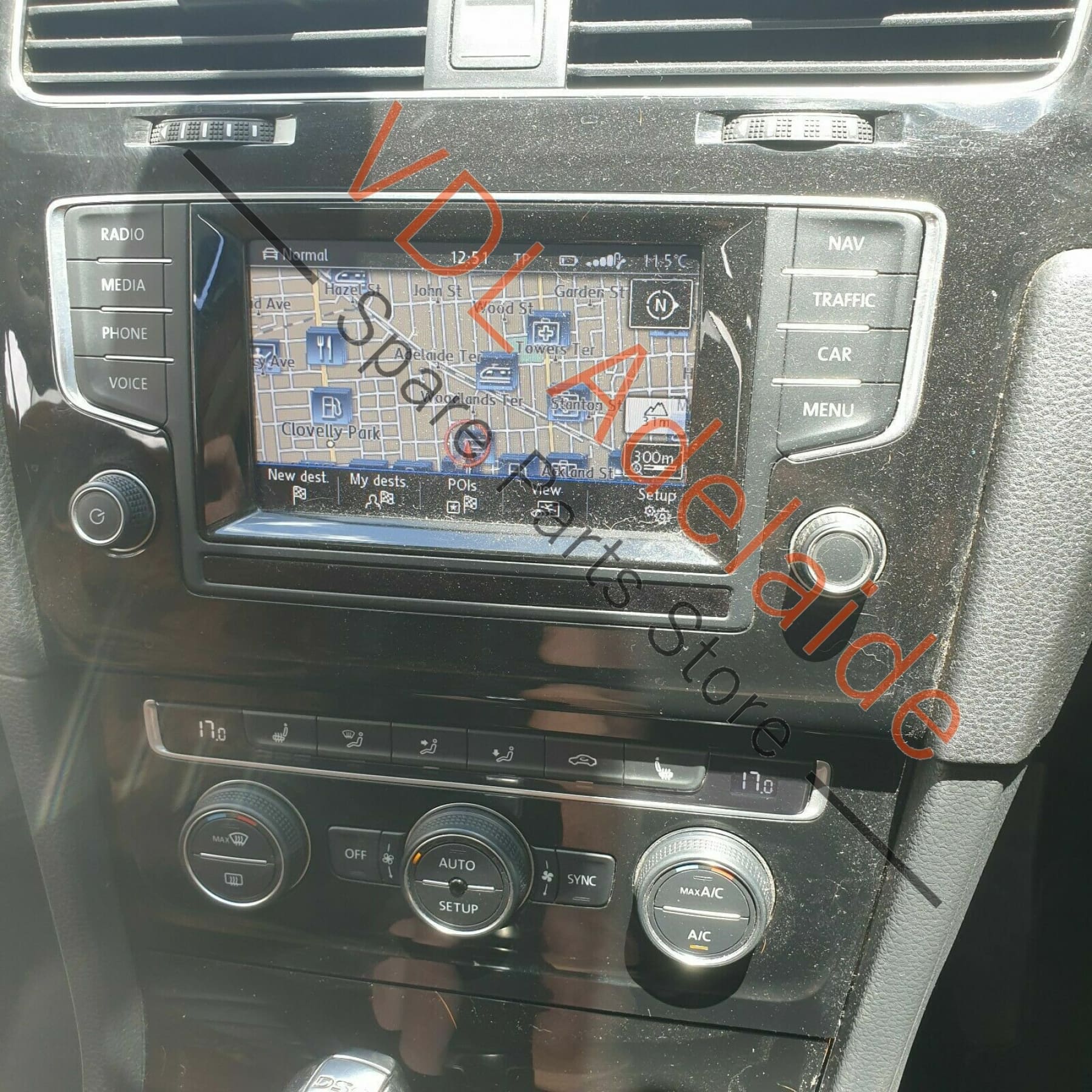 VolkswagenVW Golf MK7 Climate Aircon AC Seat Heater Switch 5G0907044AA - Image 4