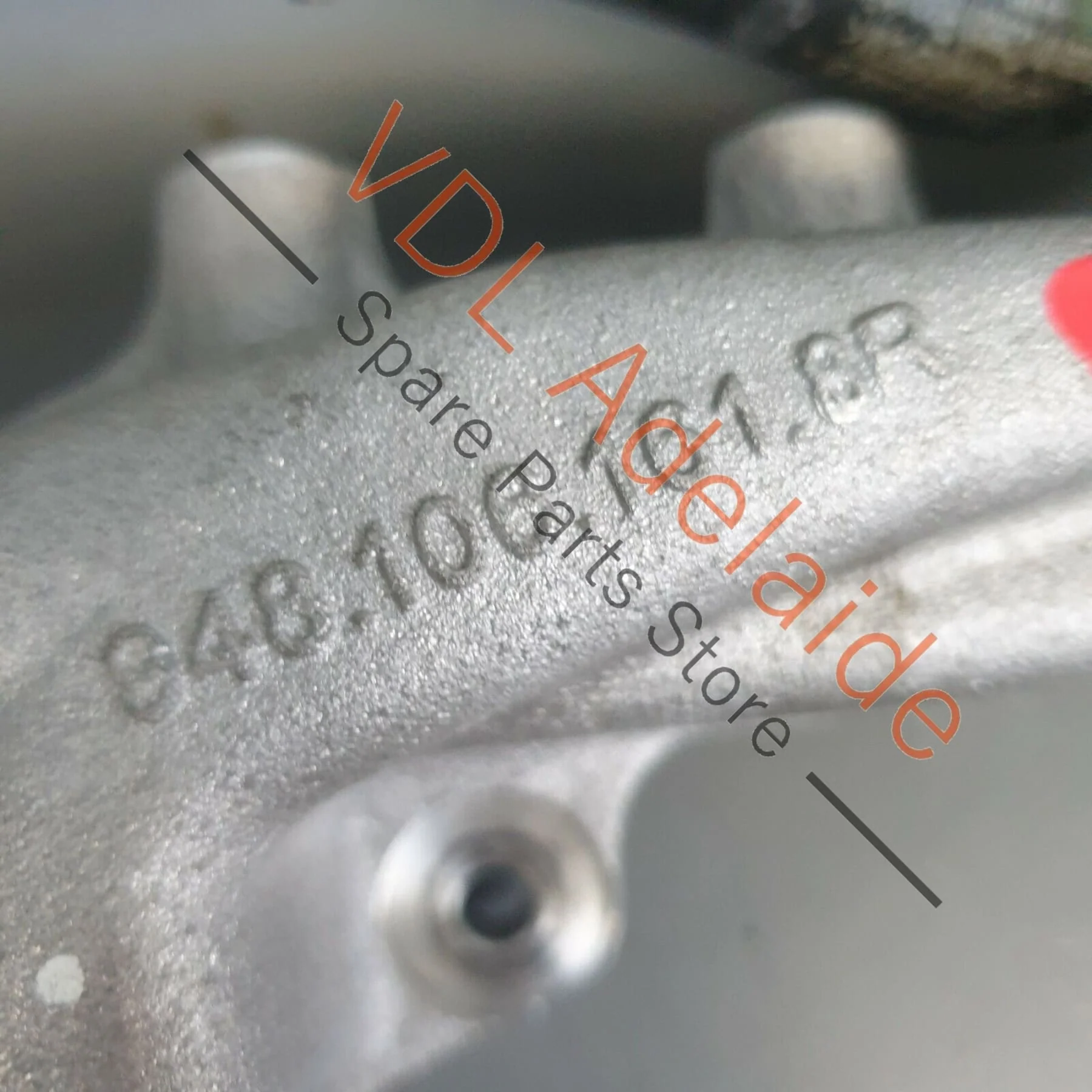 Porsche Macan 95B Coolant Distributor Water Manifold Pipe Aluminium 94810606176 - Image 5