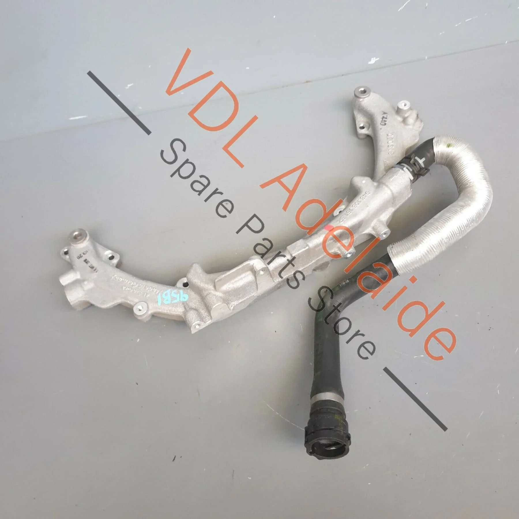Porsche Macan 95B Coolant Distributor Water Manifold Pipe Aluminium 94810606176 - Image 6