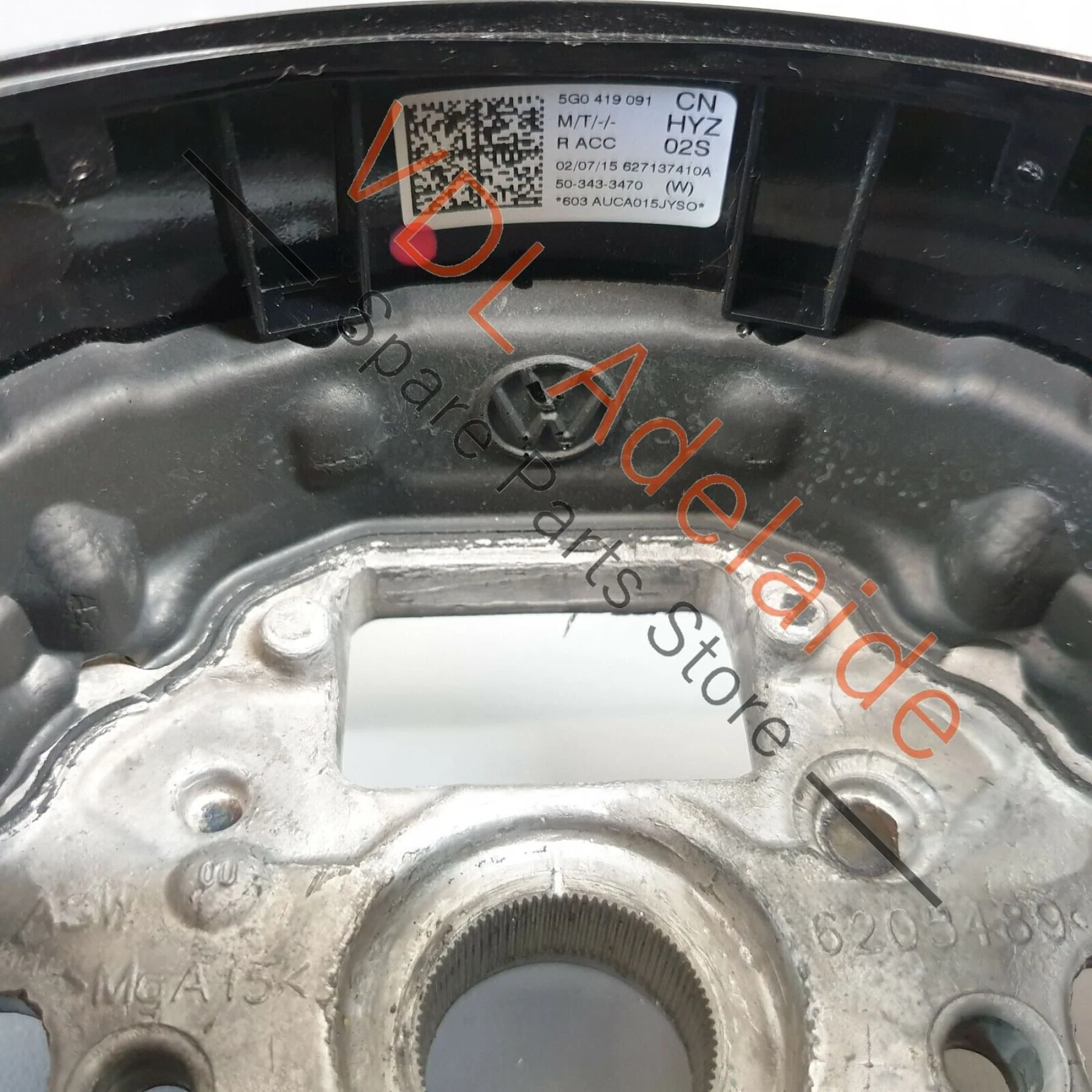 VW Golf R R-Line MK7 Flat Bottom Multi-Function Steering Wheel 5G0419091CN - Image 6