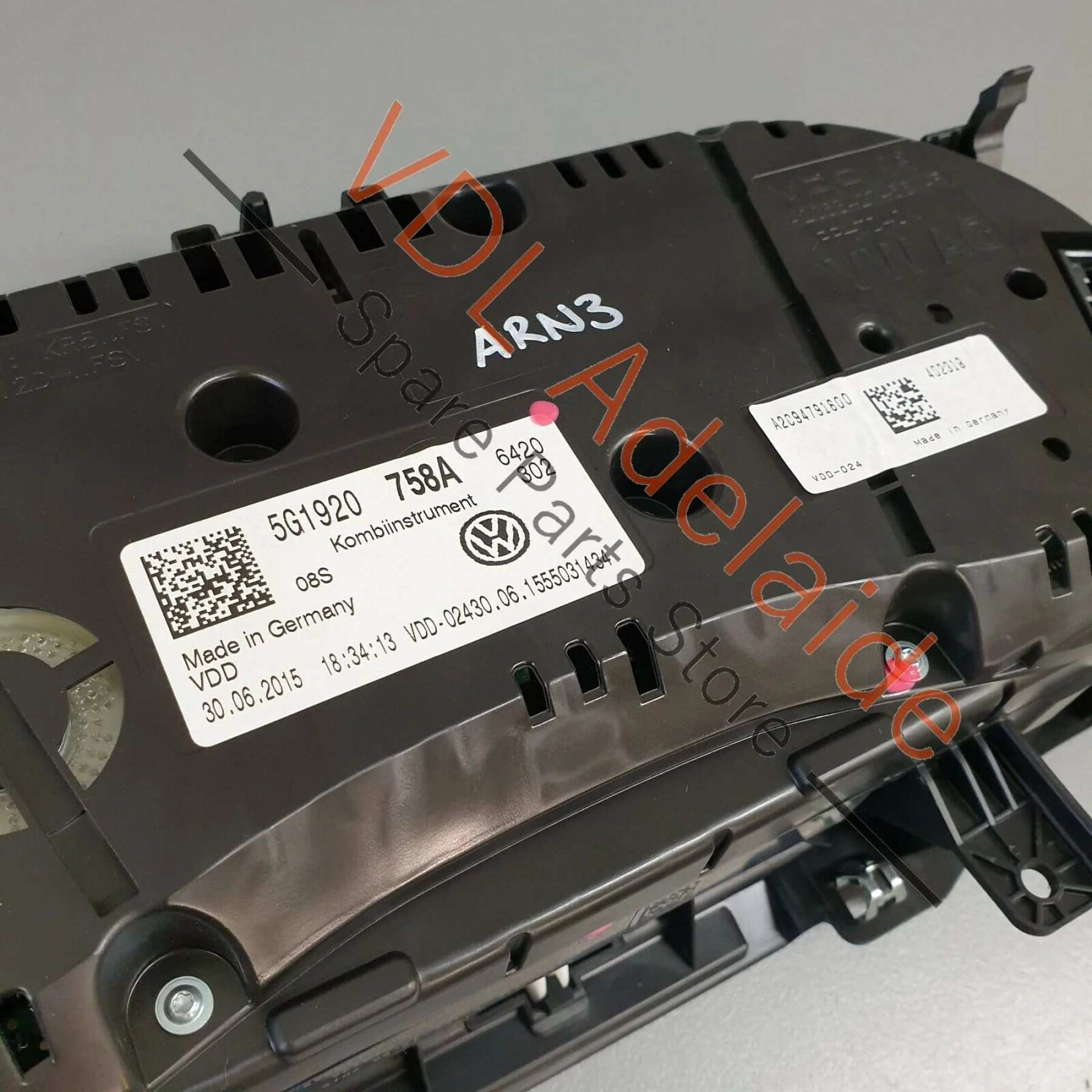 VW Golf R MK7 Combi-instrument Kombiinstrument Dash Cluster 320 km/h 5G1920758A - Image 6