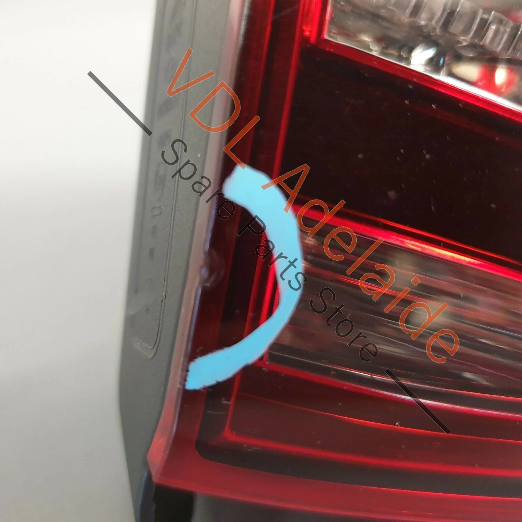 VW Golf R MK7 Genuine OEM Left Side Inner LED Tinted Tail Light 5G0945307E - Image 3
