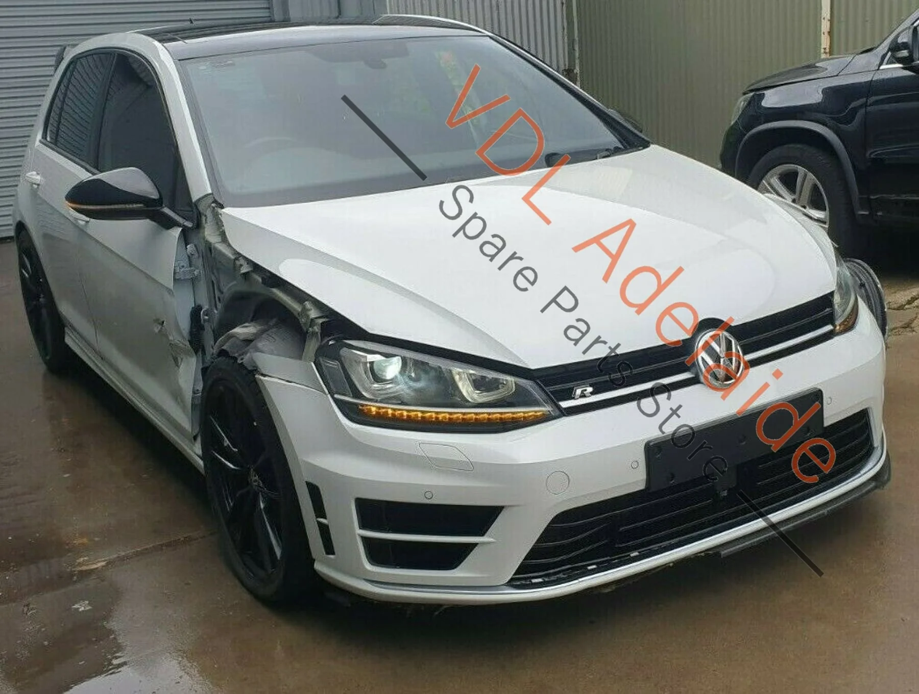 VW Golf R MK7 Interior Dash Trim for Fresh Air & Heater Controls Black 5G2863042 - Image 7