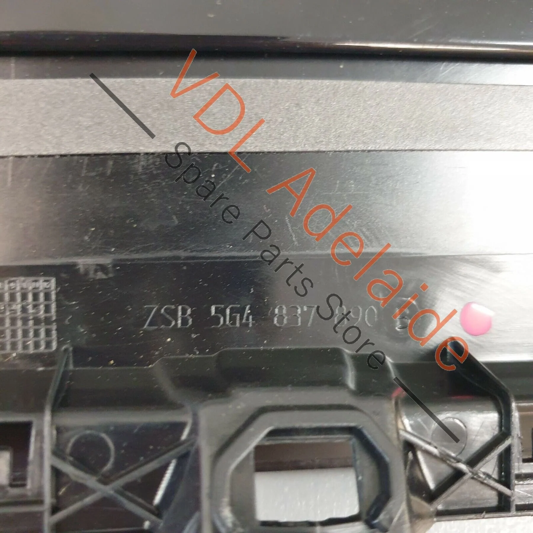 VW Golf R MK7 Exterior Door Window Frame Trim Right Front B-Pillar 5G4837890B - Image 8