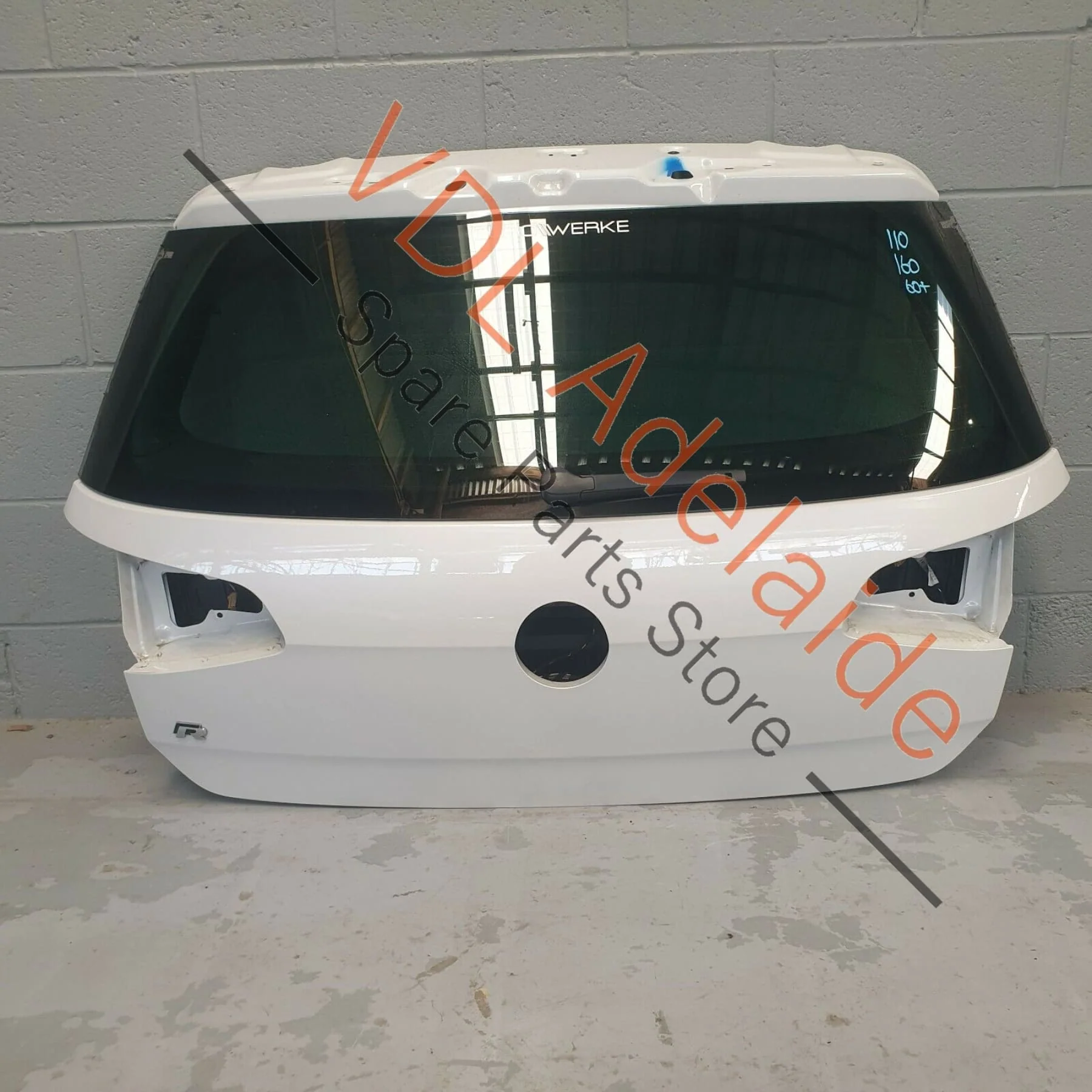 VW Golf R MK7 Bootlid Boot Trunk Rear Hatch Lid Door Panel Shell Pearl White