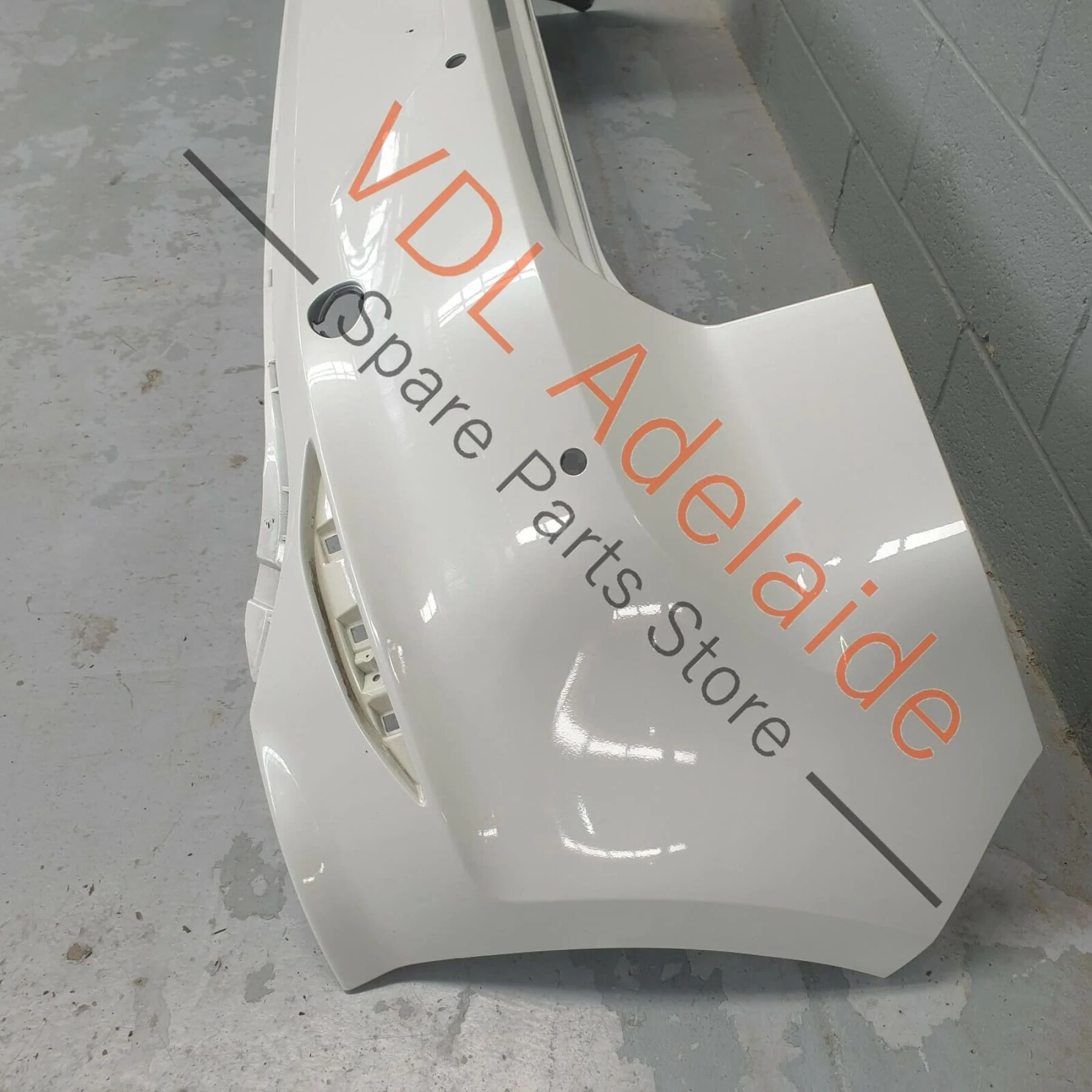 VW Golf R MK7 Rear Bumper Bar Cover Pearl White Oryxweiss Perleffekt 0R0R - Image 5