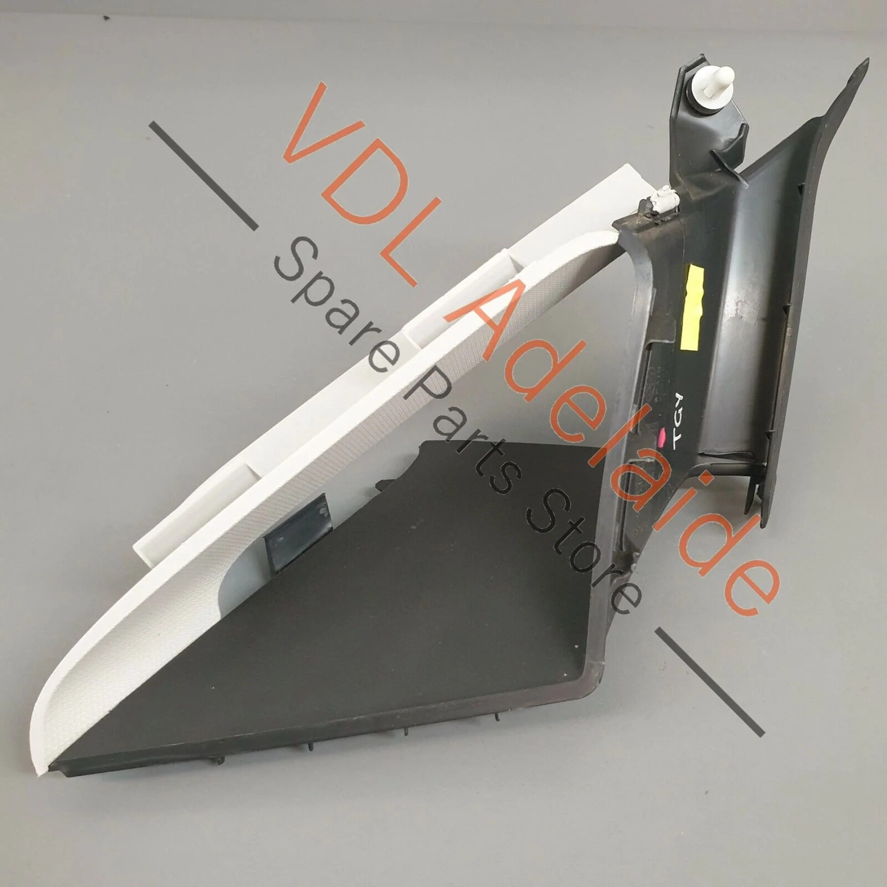 VW Golf MK7 Wagon Left Lower Interior Trim For A-Pillar, Titanium Black, Grey