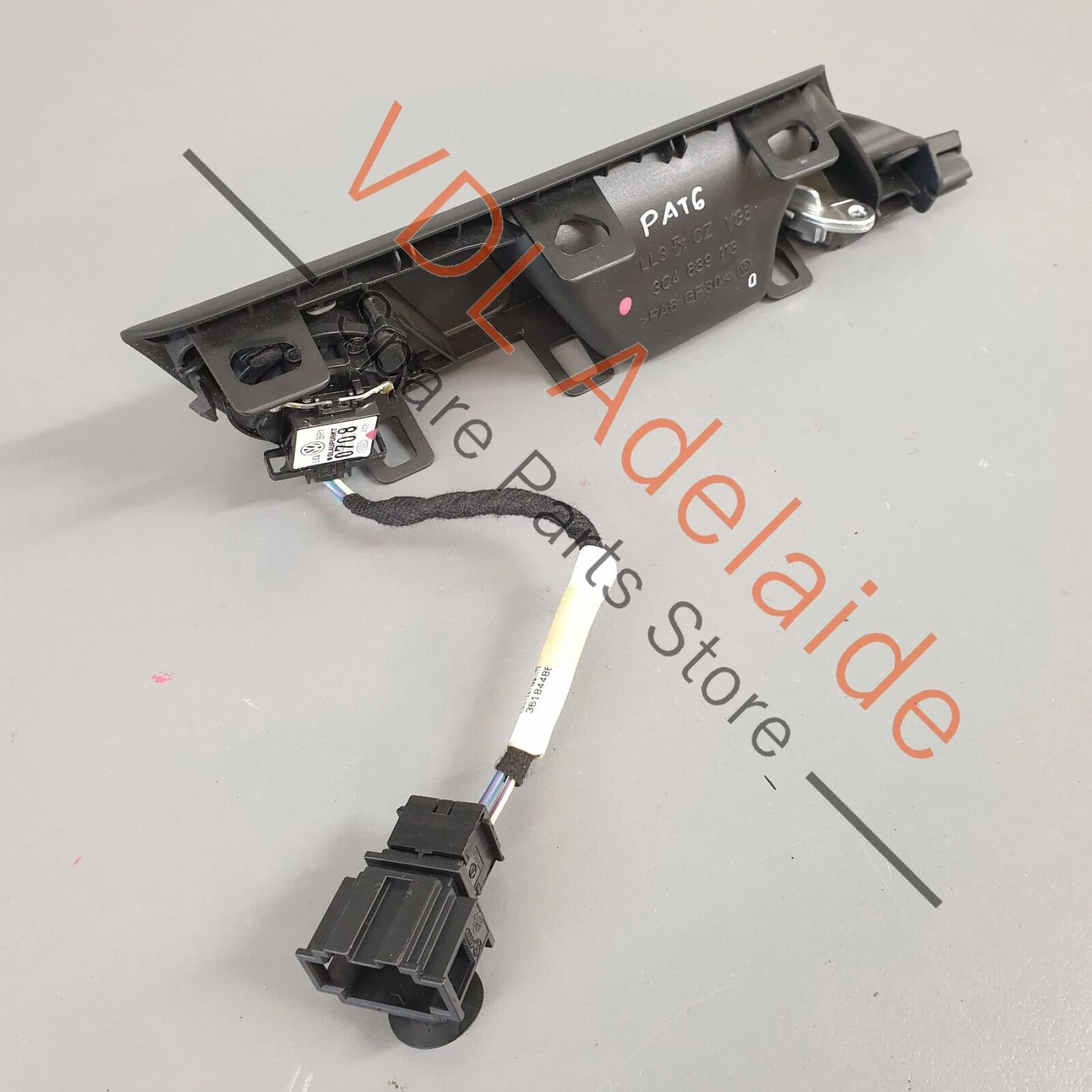 VW Passat R36 B6 3C Rear Left Door Inner Release Lever & Loudspeaker 3C4839113Q - Image 4
