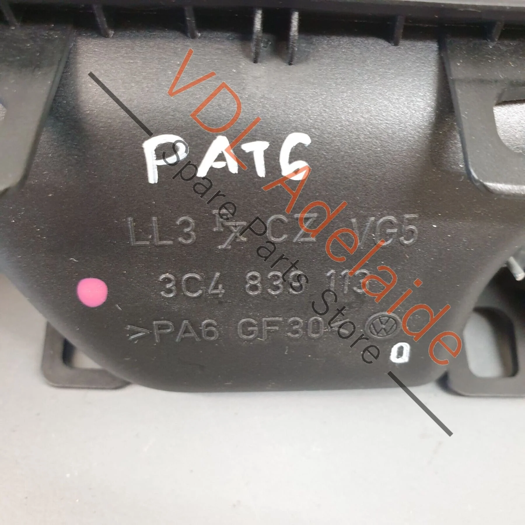 VW Passat R36 B6 3C Rear Left Door Inner Release Lever & Loudspeaker 3C4839113Q - Image 5