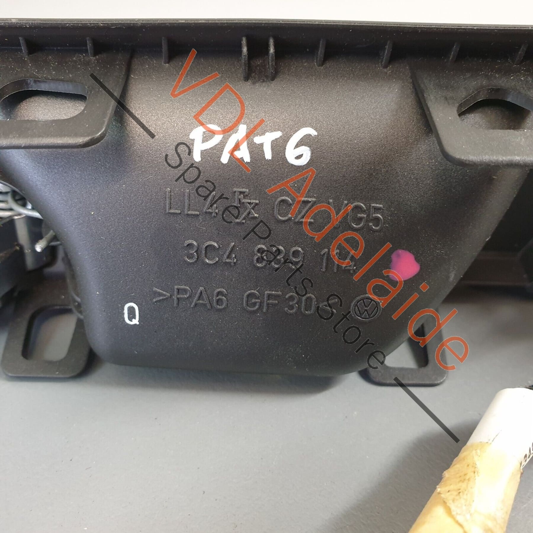 VW Passat R36 B6 3C Rear Right Door Inner Release Lever & Loudspeaker 3C4839114Q - Image 5
