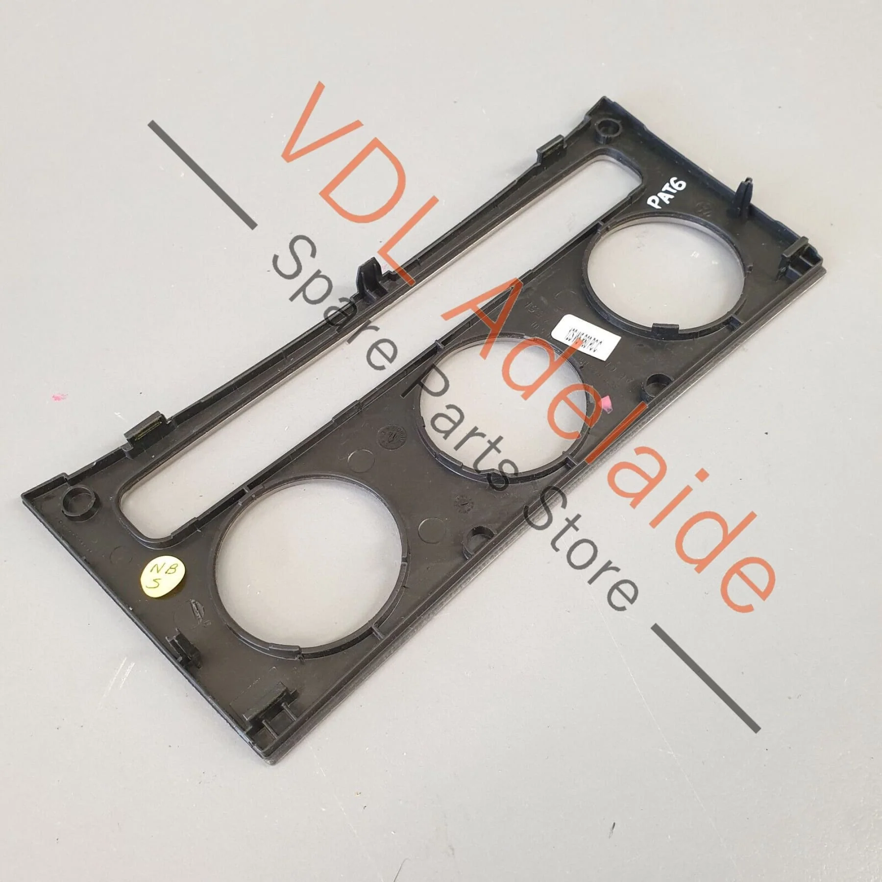 VW Passat R36 B6 3C AC Aircon Climate Switch Surround Trim Brushed 3C0863100A - Image 5
