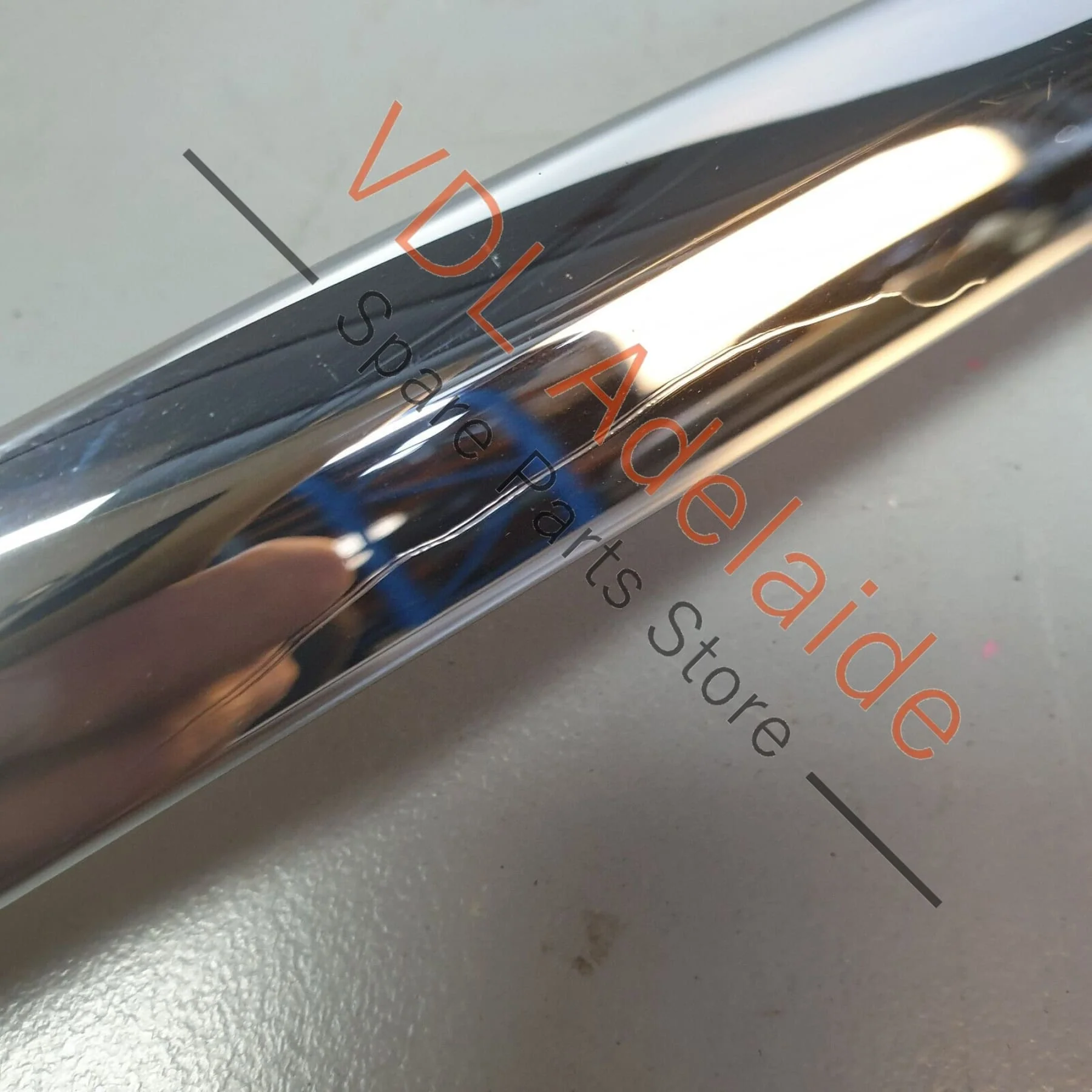 VW Passat R36 B6 Left Rear Exterior Door Chrome Moulding Strip 3C0853753C 2ZZ - Image 5