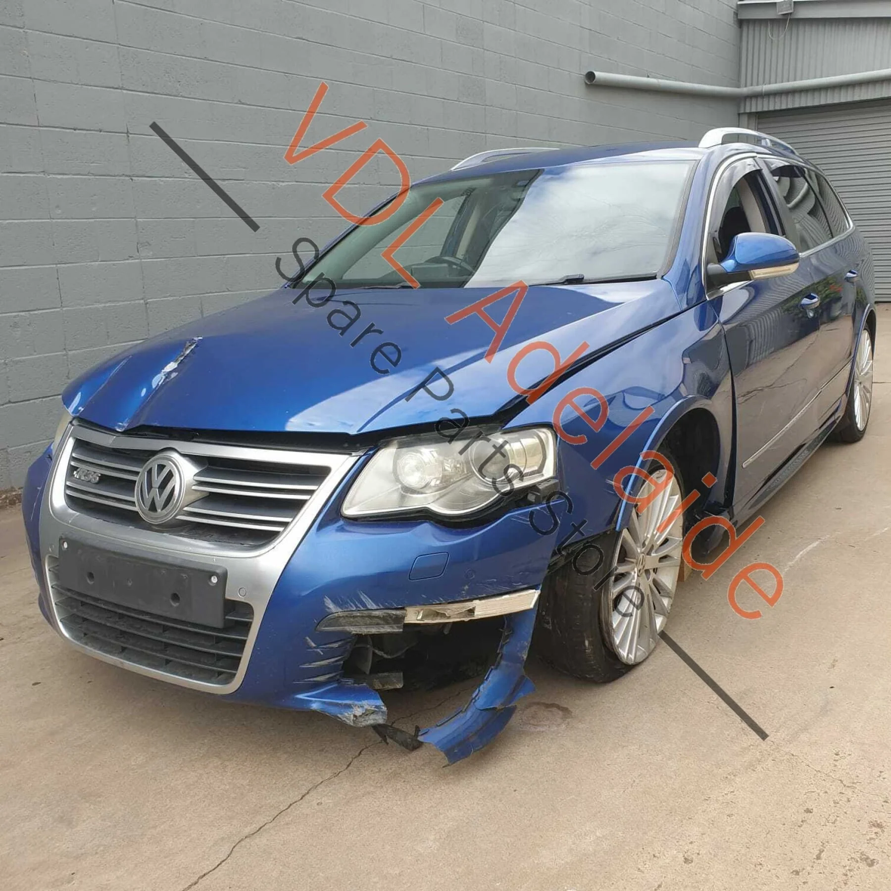 VW Passat R36 B6 Left Rear Exterior Door Strip Moulding Trim 3C0854949B GRU - Image 3