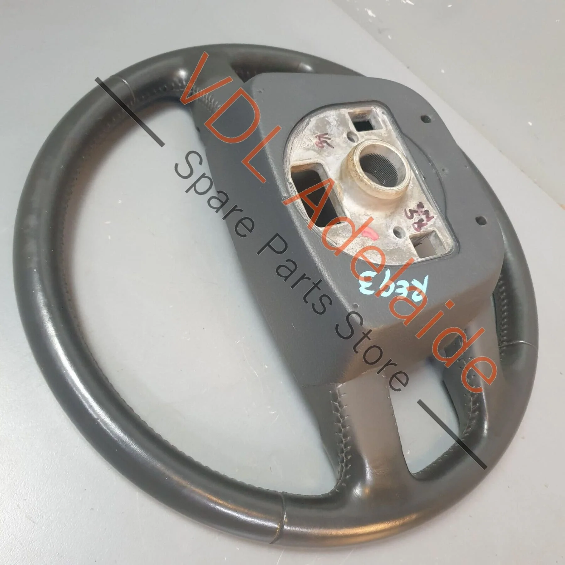 VW Touareg V10 7L Steering Wheel Anthracite Leather - Image 4