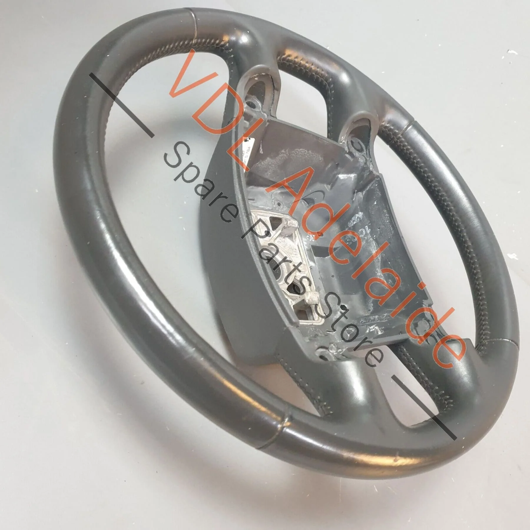 VW Touareg V10 7L Steering Wheel Anthracite Leather - Image 6