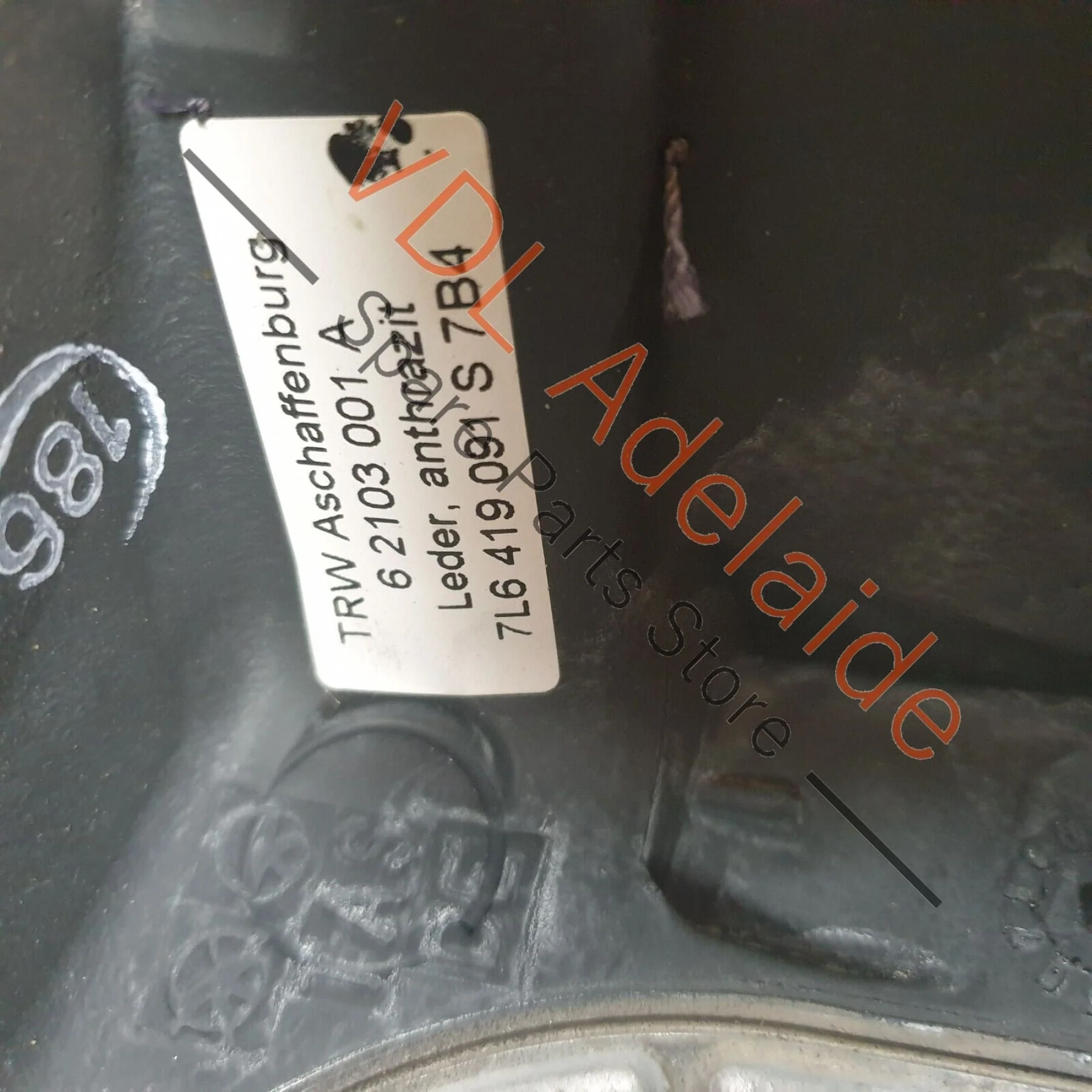 VW Touareg V10 7L Steering Wheel Anthracite Leather - Image 7