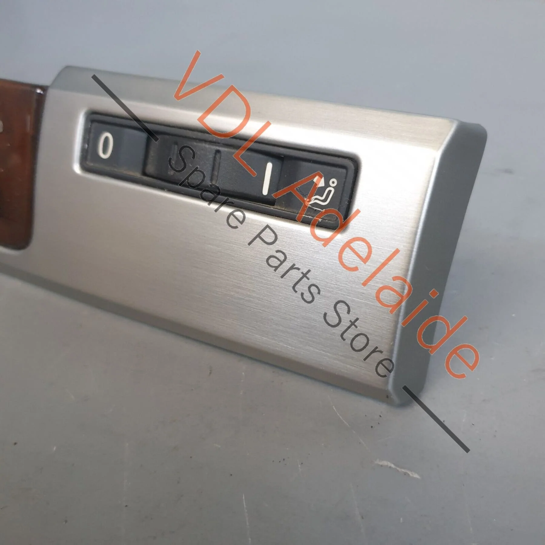VW Touareg V10 7L Burr Walnut & Aluminium Dash Interior Trim for Right Side Dash 7L6858629C - Image 3