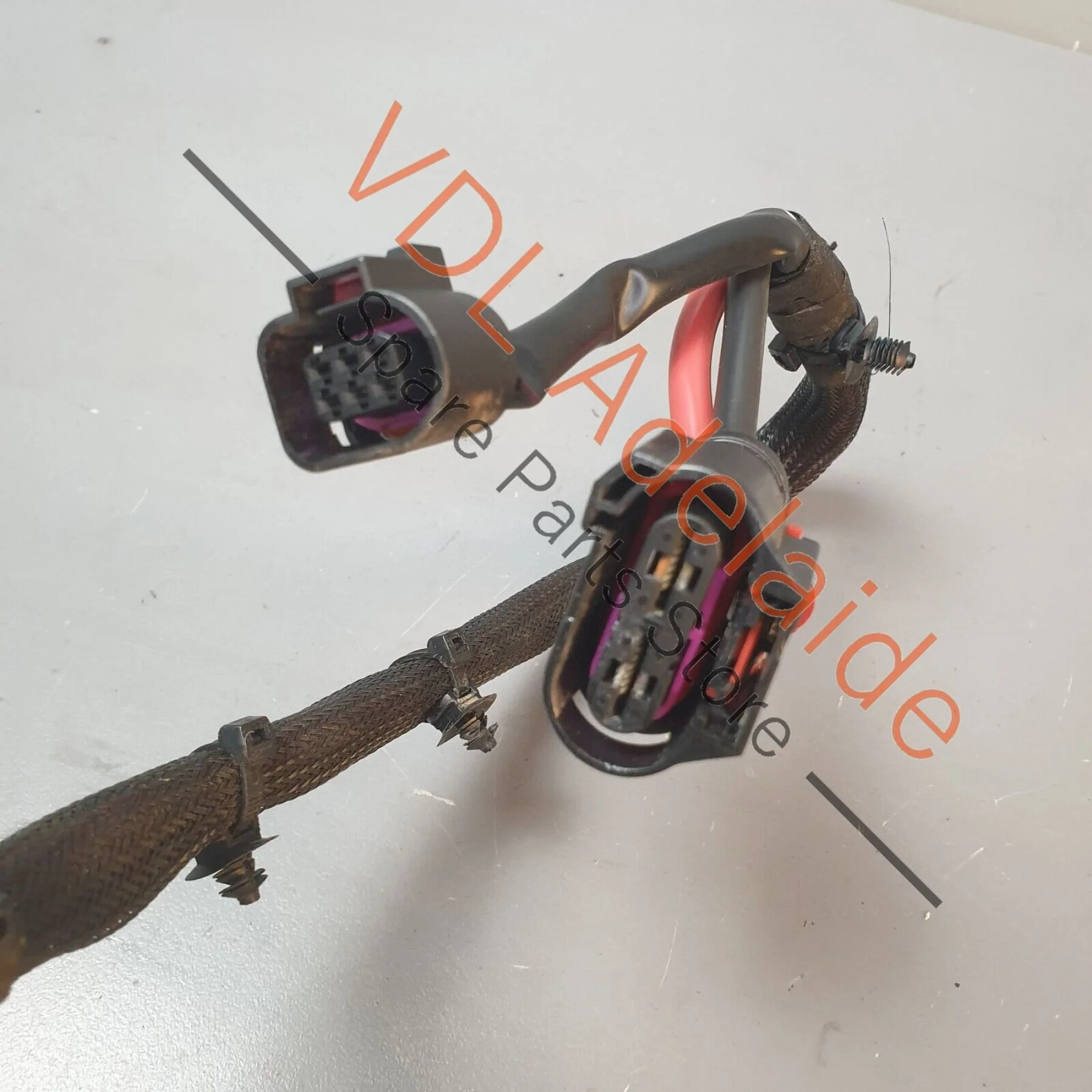 Porsche Panamera Turbo 971 Front Steering Wiring Harness Cable 973971111 - Image 4