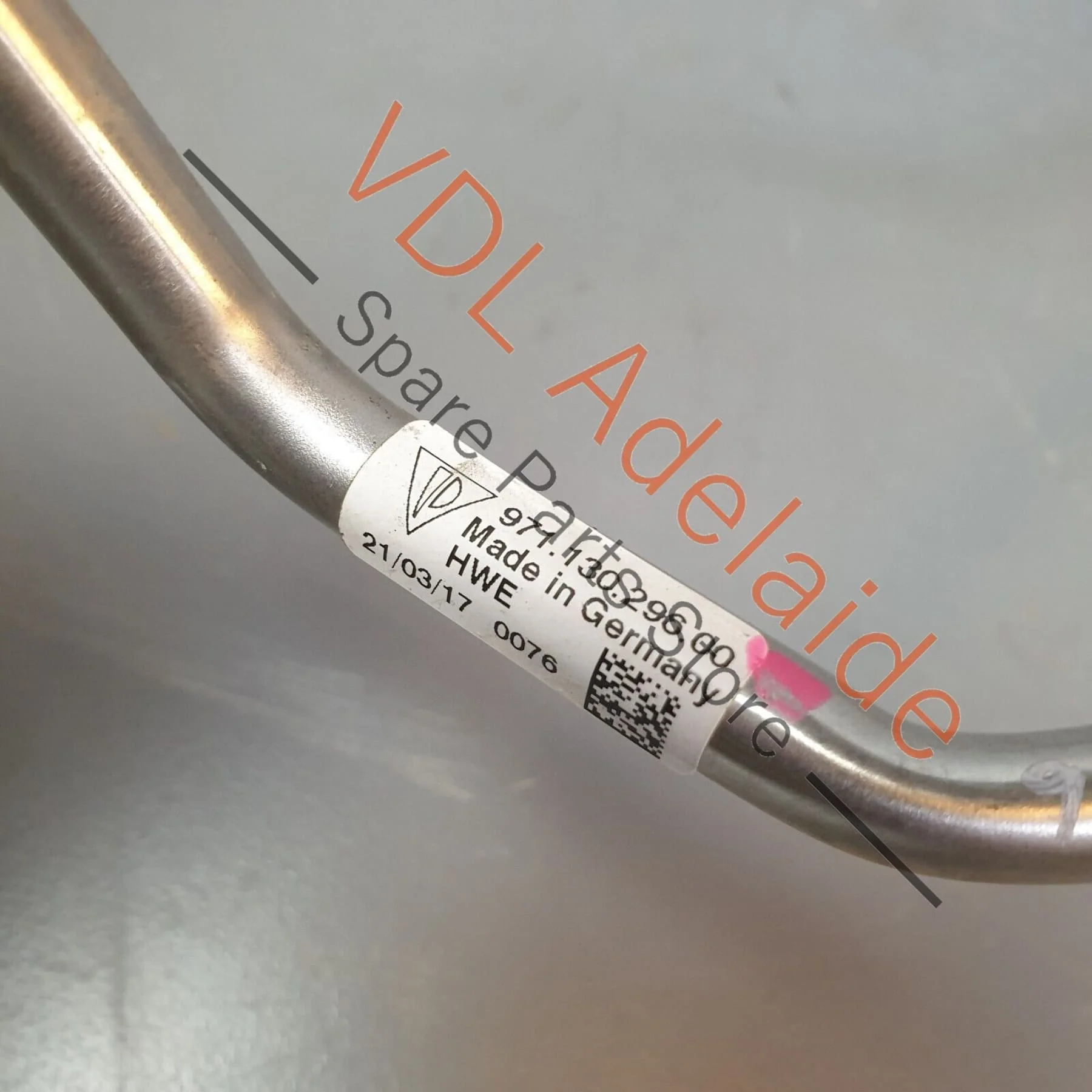 Porsche Panamera Turbo 971 Stainless Steel Fuel Pipe Hose Line 9A713029610 - Image 4