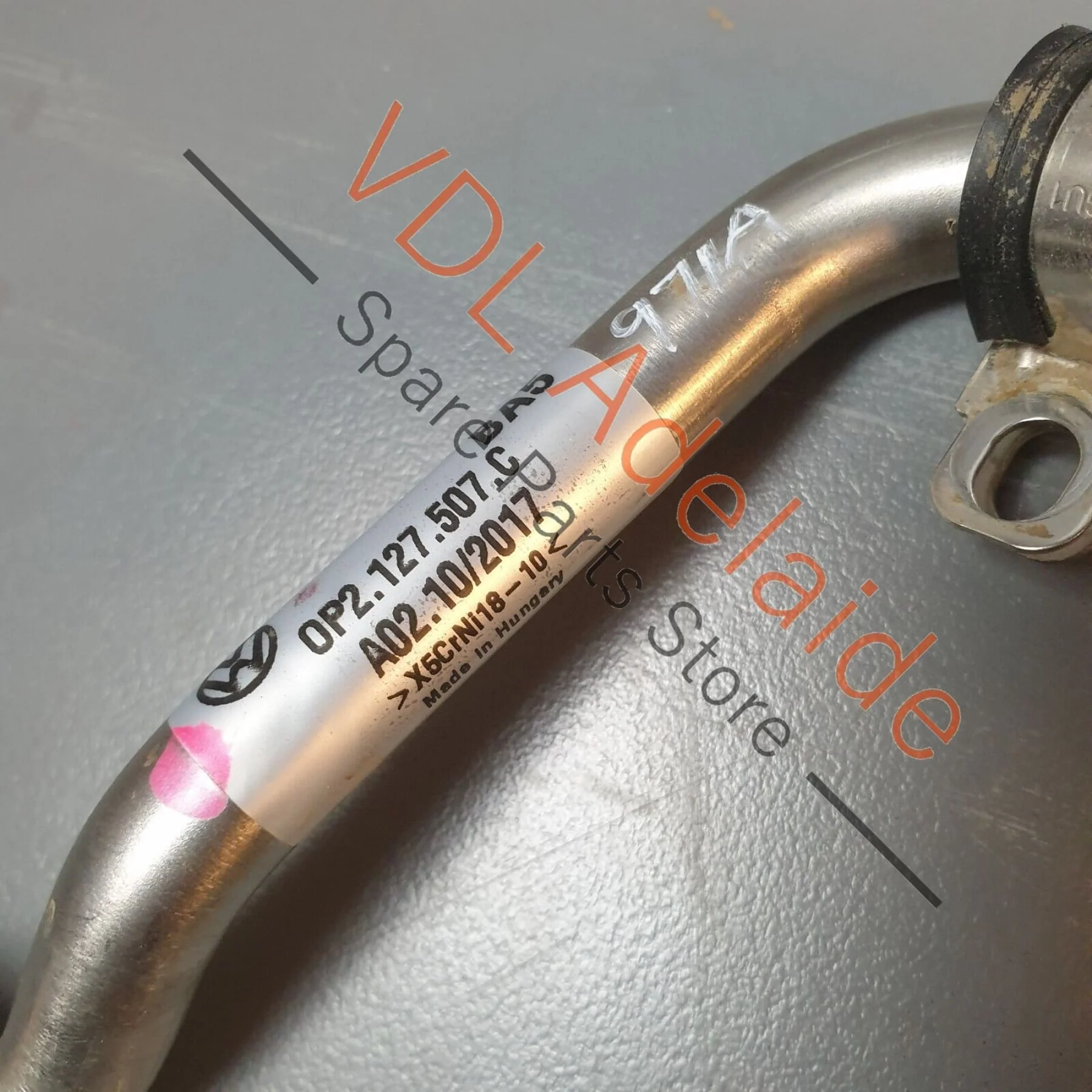 Porsche Panamera Turbo 971 Right Side Fuel Pressure Line Hose 9A712750710 - Image 7