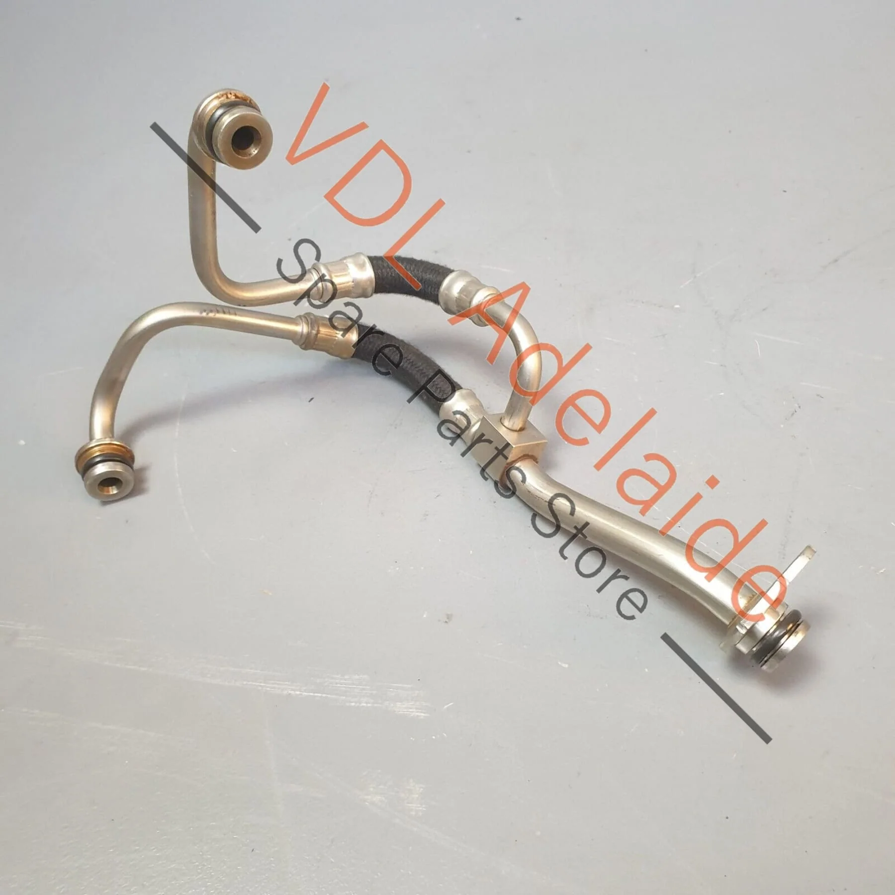 Porsche Panamera Turbo 971 Front Oil Pressure Line Hose Stainless 9A714514000 - Image 4