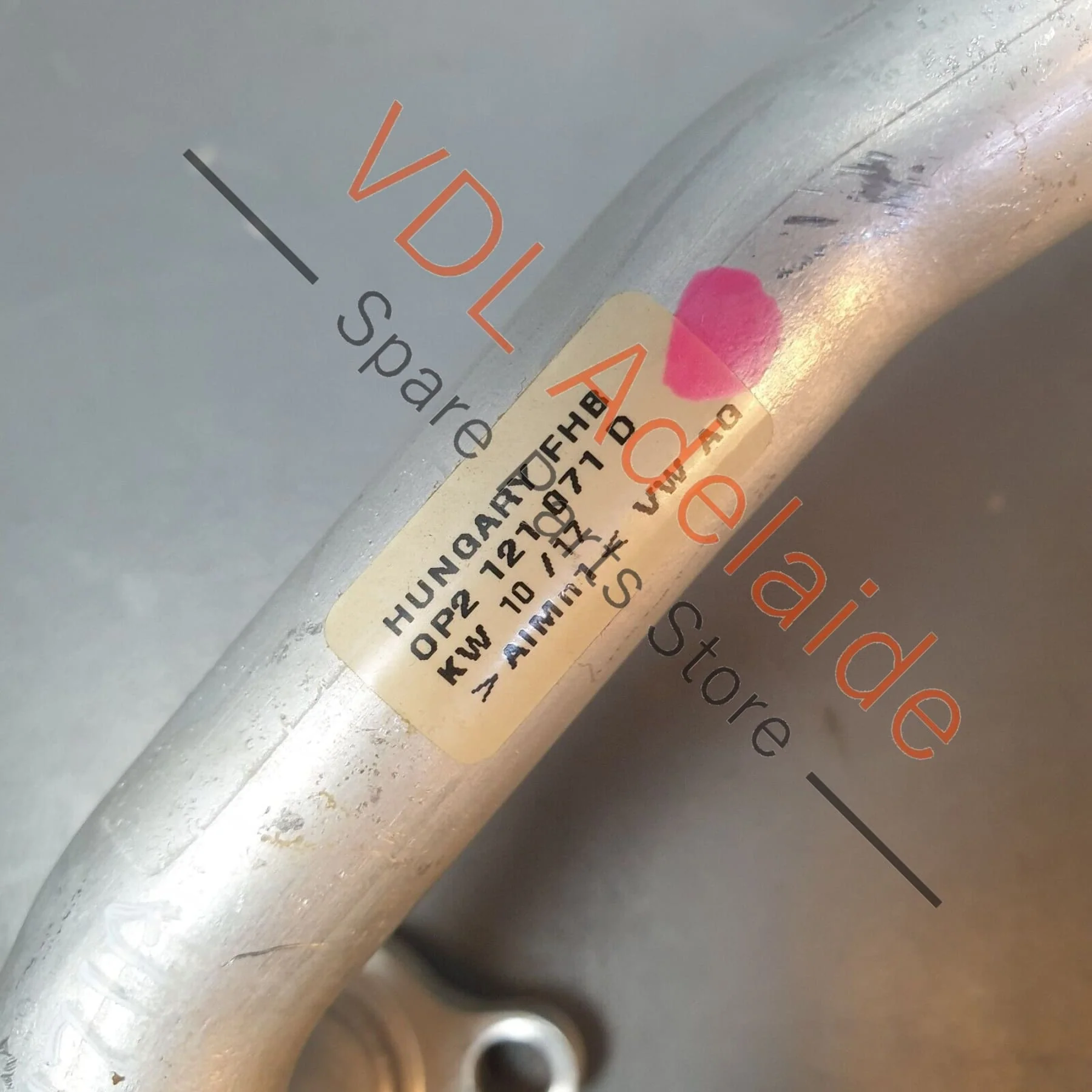 Porsche Panamera Turbo 971 Coolant Hose Back of Engine - Image 4