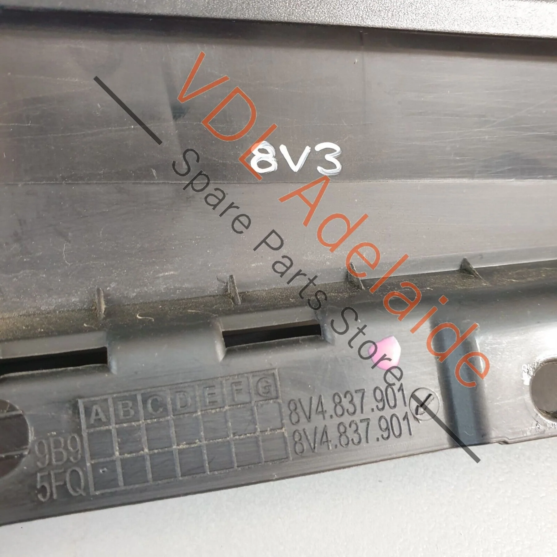 Audi RS3 8V Sportback Front Left Exterior Trim for B-Pillar 8V4837901A5FQ - Image 8
