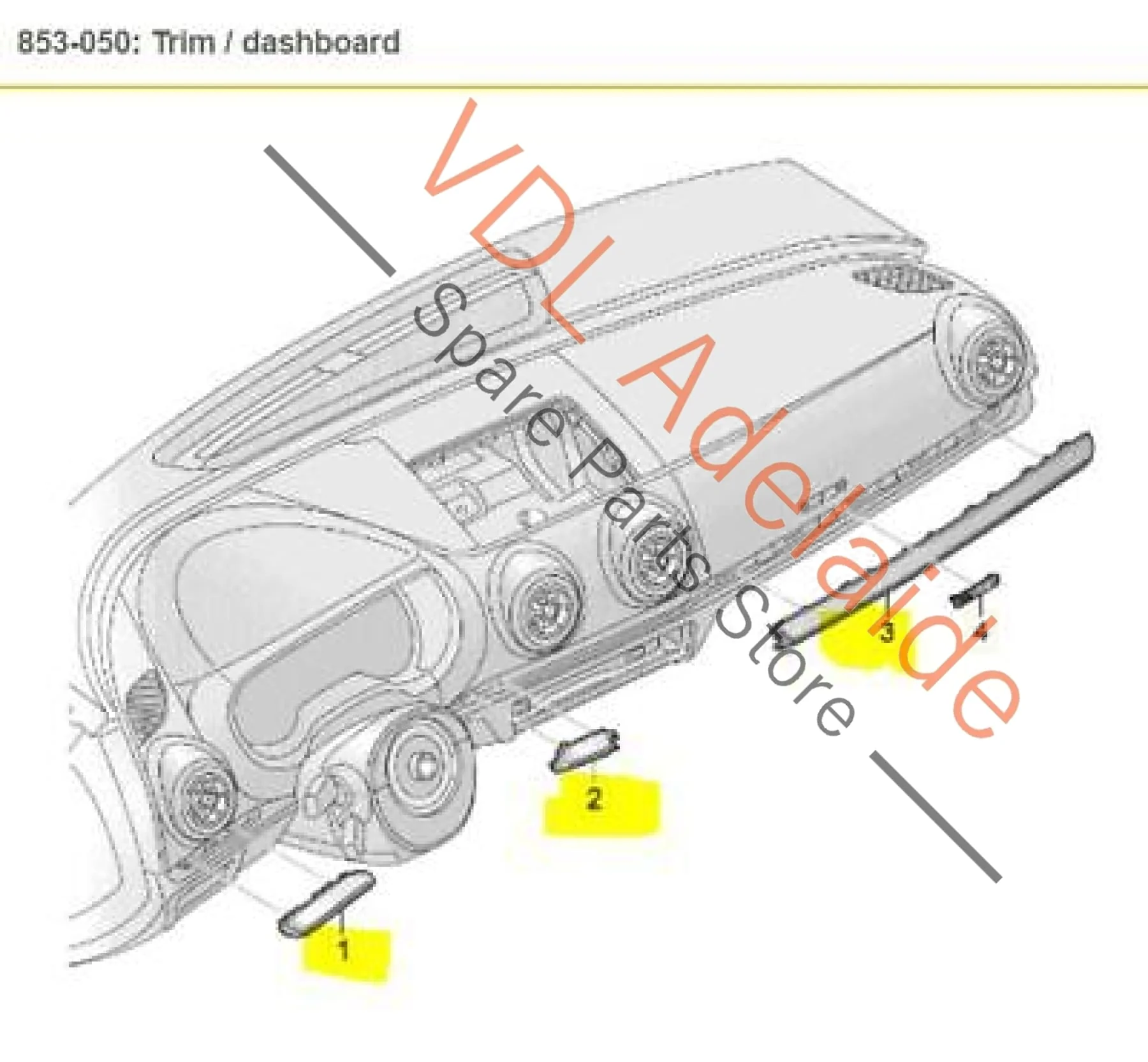 Audi RS3 8V Sportback Interior Dash & Door Carbon Trim Insert Set for RHD - Image 3