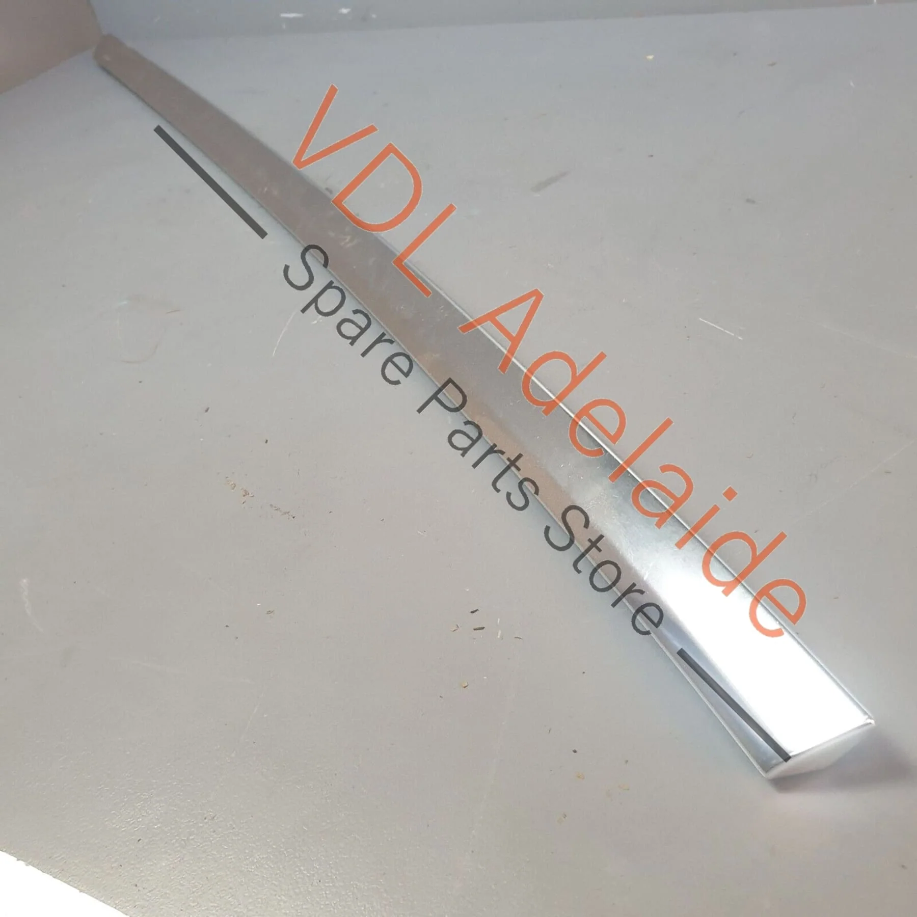 Porsche Panamera Turbo 971 Right Rear Window Slot Seal Door Exterior Chrome - Image 9