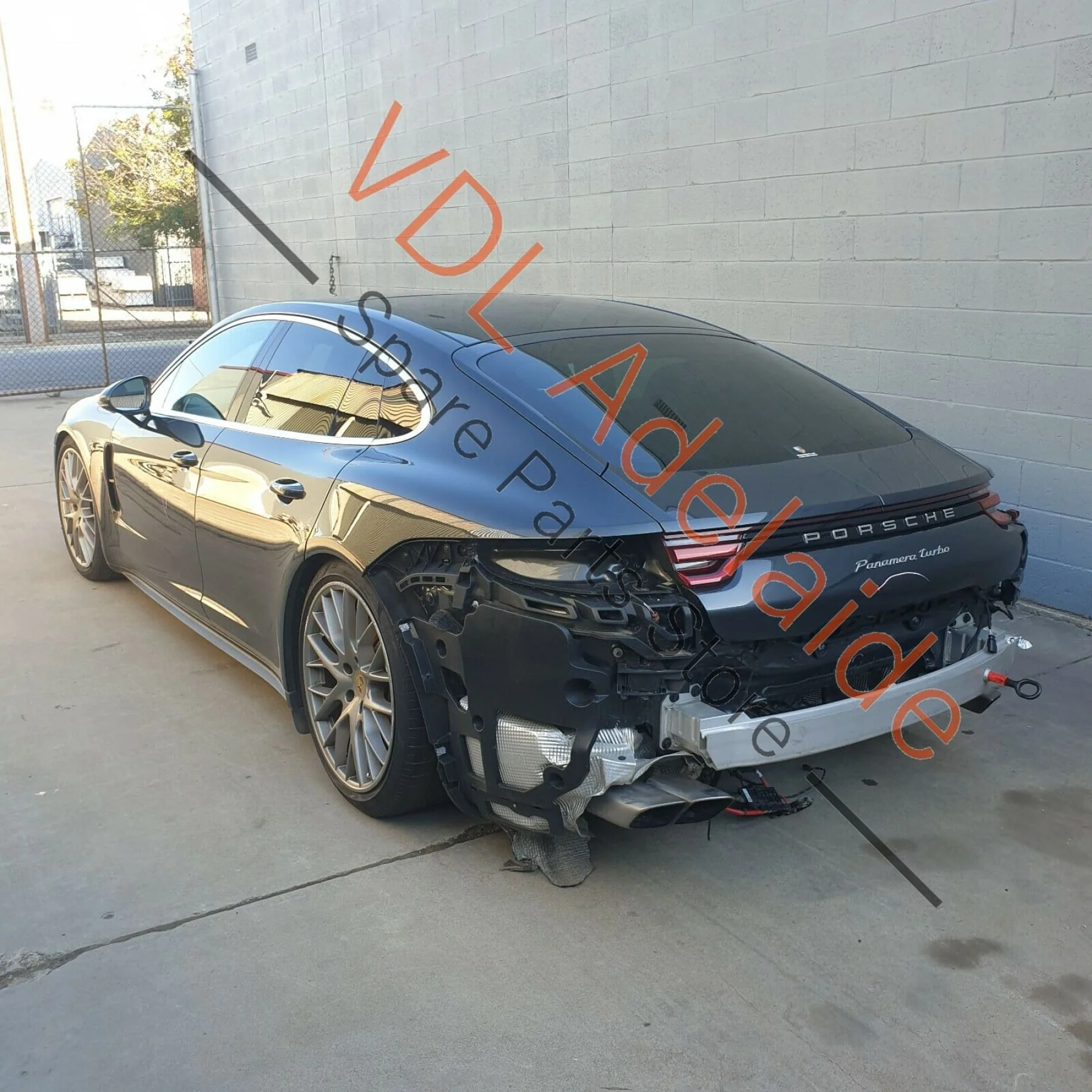 Porsche Panamera Turbo 971 Left Rear Door Exterior B Pillar Trim 971853289 - Image 8