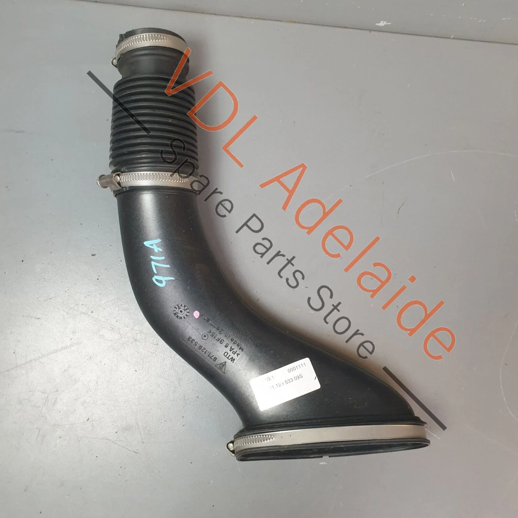 Porsche Panamera Turbo 971 Right Side Air Filter Intake Tube 971129533 - Image 5
