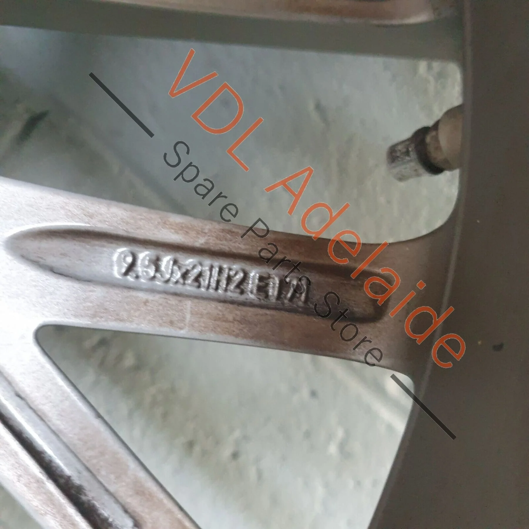 1x Porsche Panamera Turbo 971 21x9 in Front Alloy Wheel Rim - Image 9