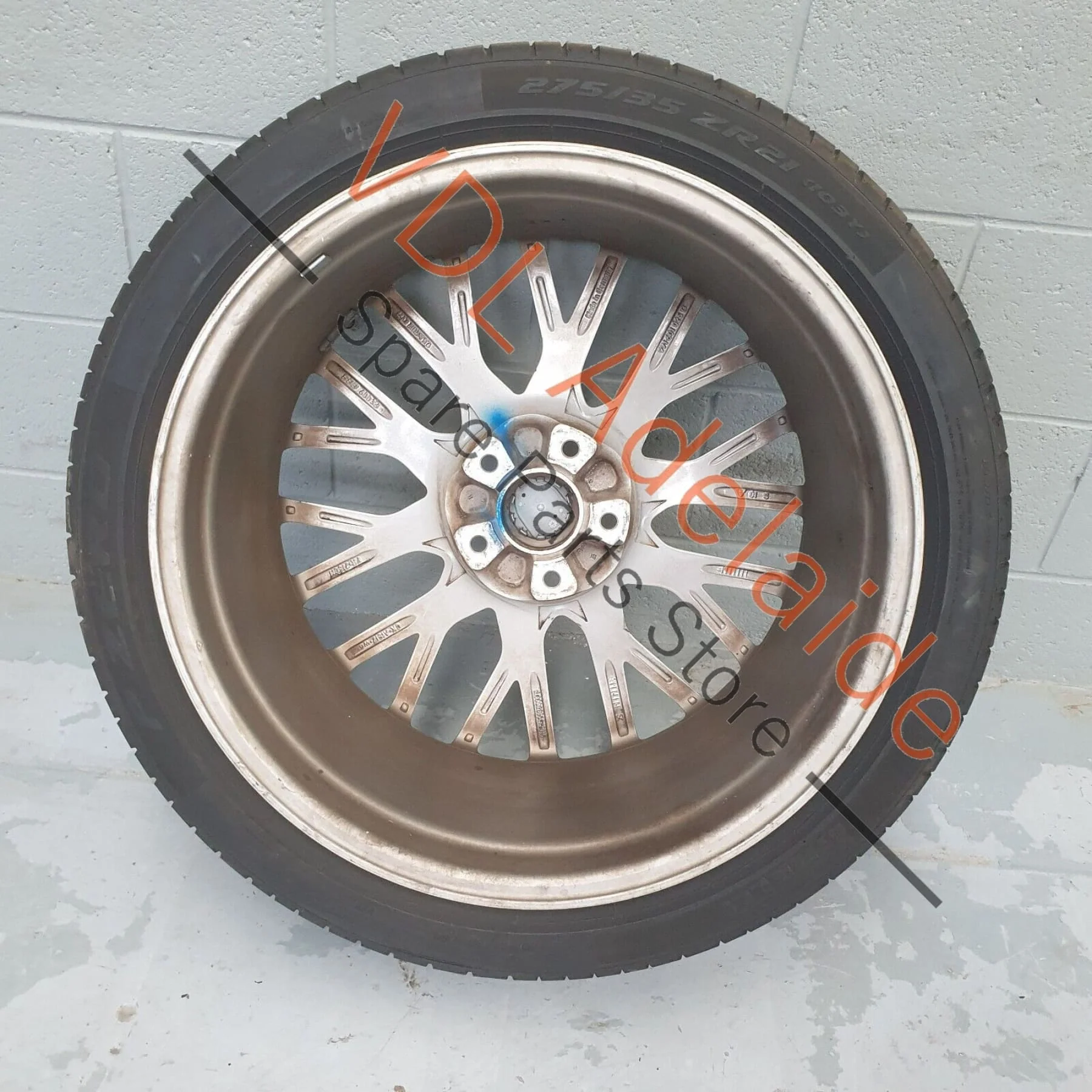 1x Porsche Panamera Turbo 971 21x9.5 in Front Alloy Wheel Rim - Image 5