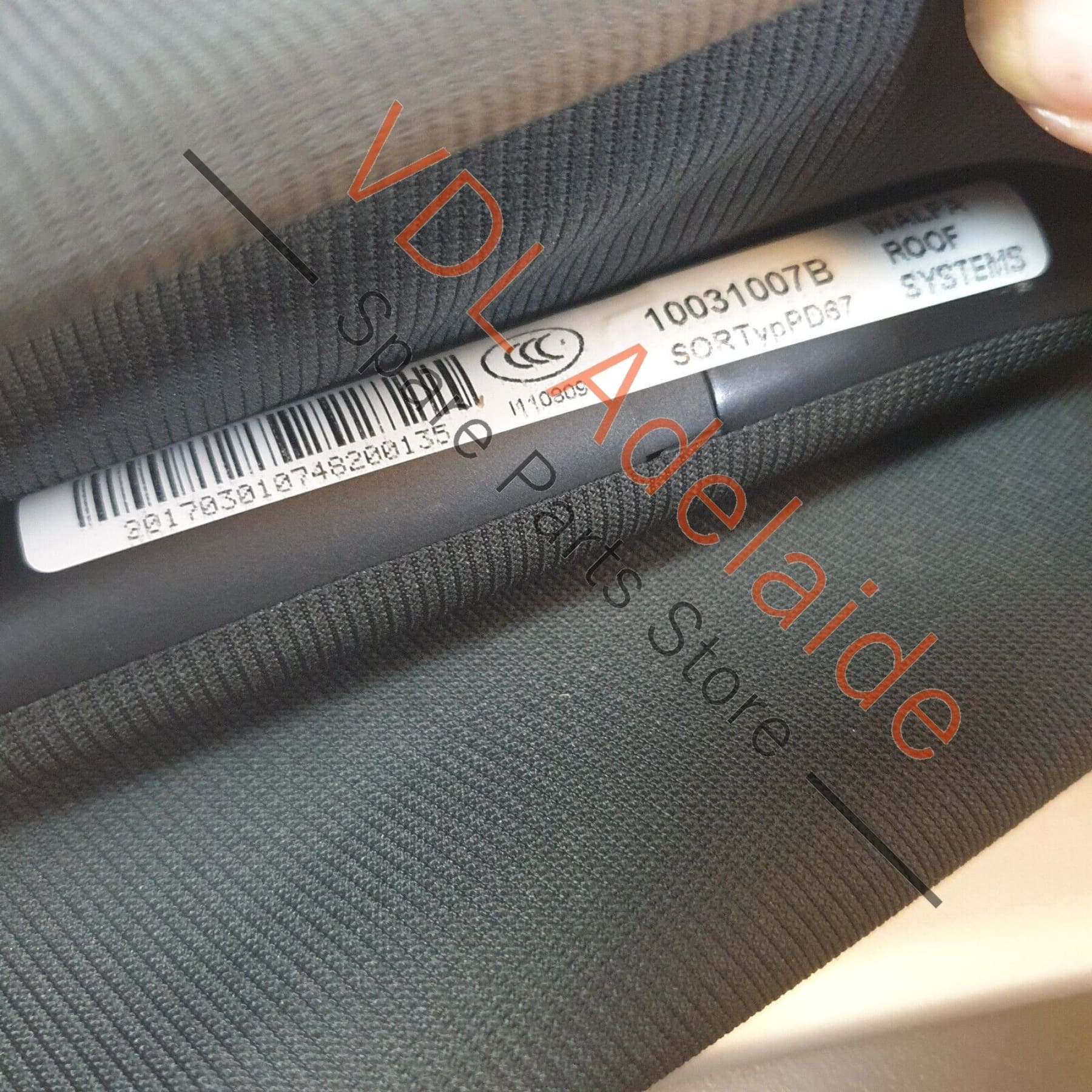 Porsche Panamera Turbo 971 Front Sunroof Roller Blind Sun Shade Curtain - Image 9