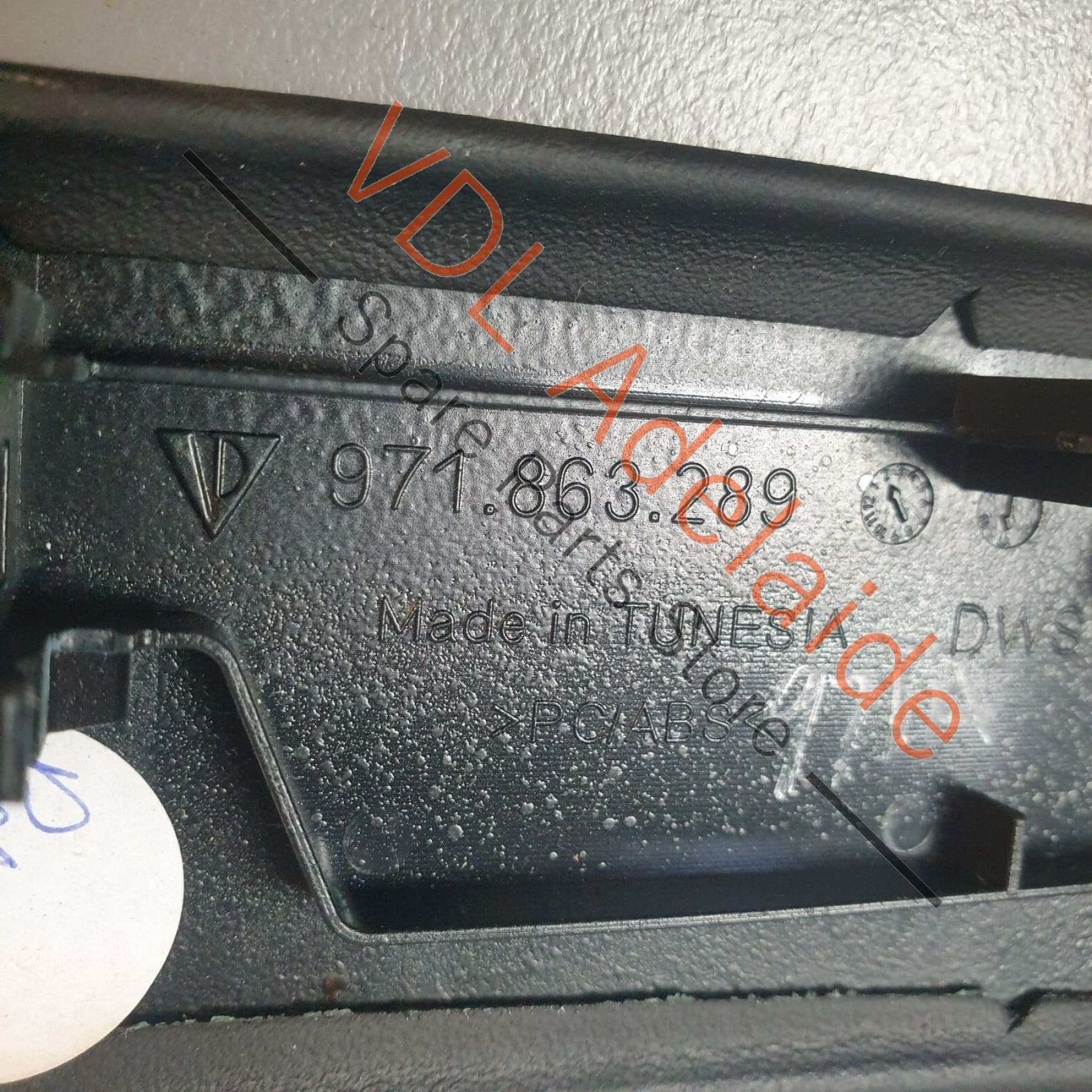 Porsche Panamera Turbo 971 Centre Console Leather Trim Panel 971863289GA11 - Image 5
