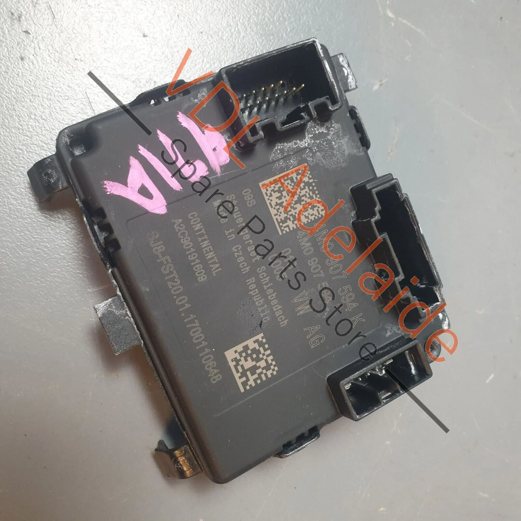 Porsche Panamera Turbo 971 Rear Sunroof Control Box Module 9A790759410 4M0907594K - Image 2