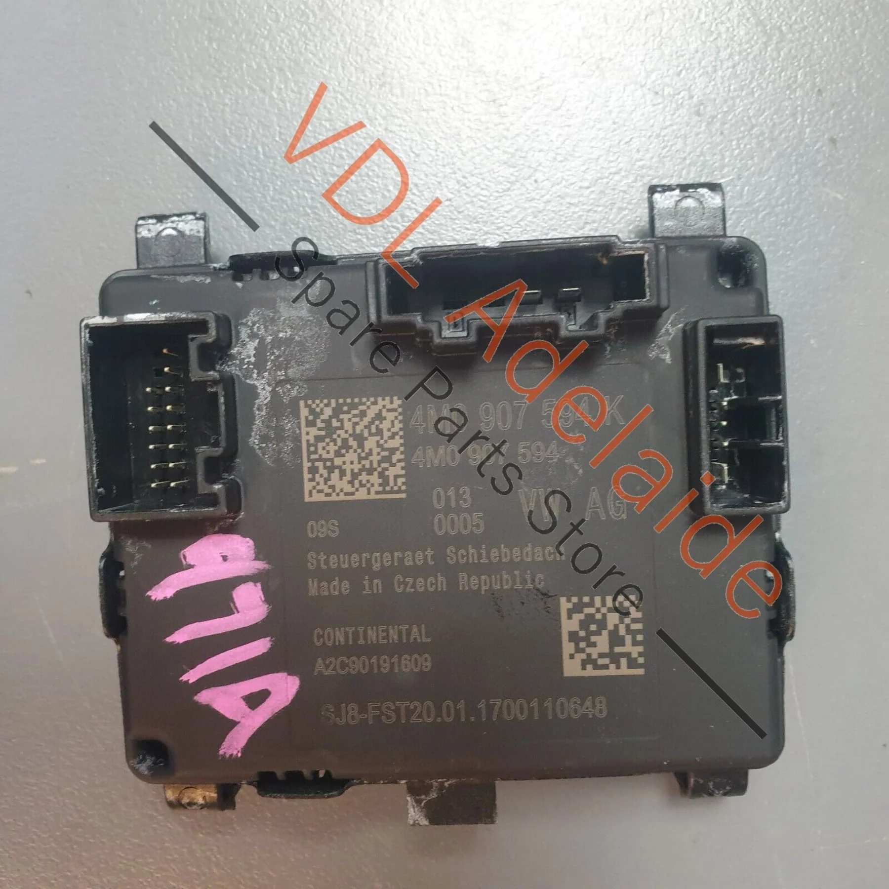 Porsche Panamera Turbo 971 Rear Sunroof Control Box Module 9A790759410 4M0907594K - Image 5