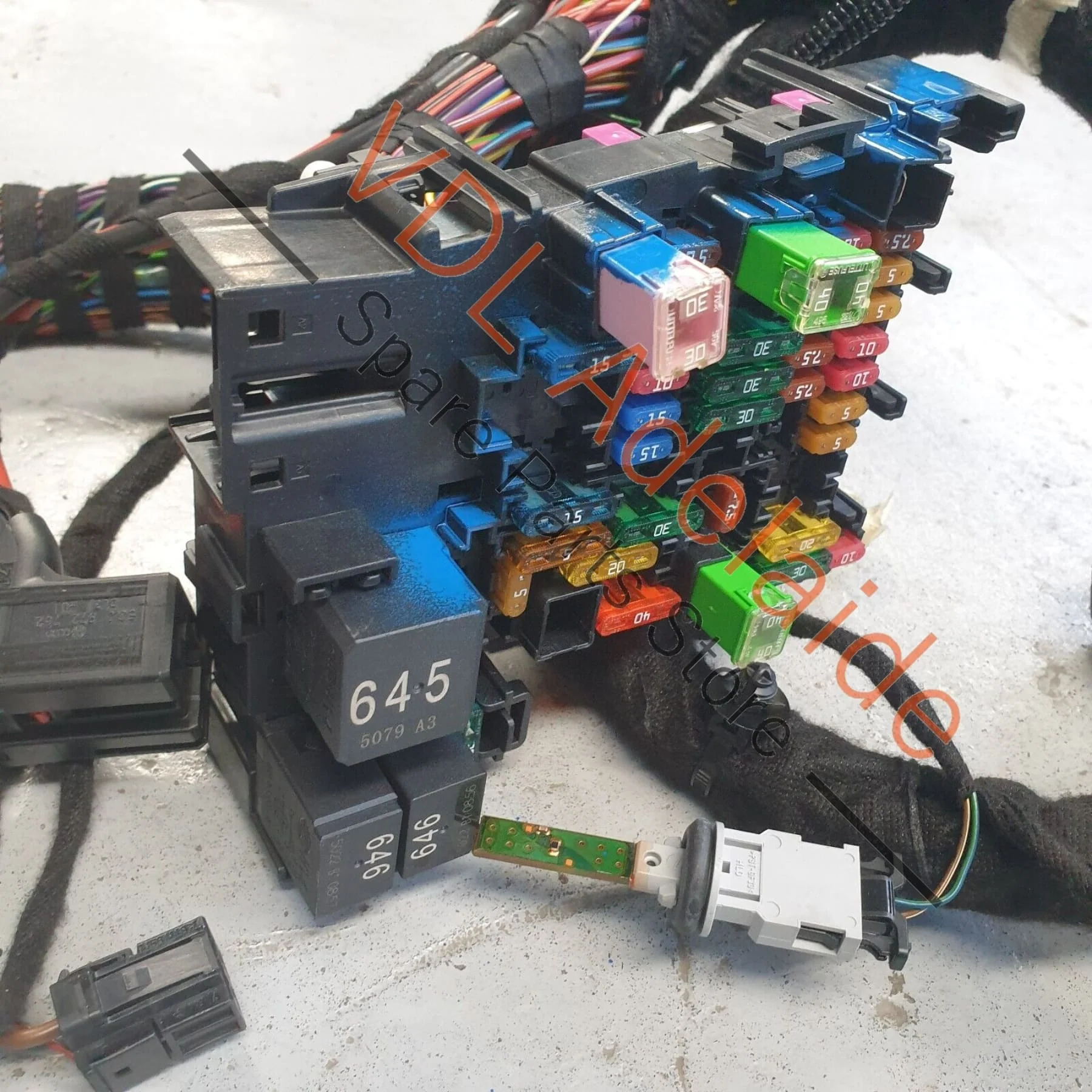 Audi RS3 8V 2015-2020 Main Vehicle Interior Body Wiring Harness 8V2971051 - Image 3