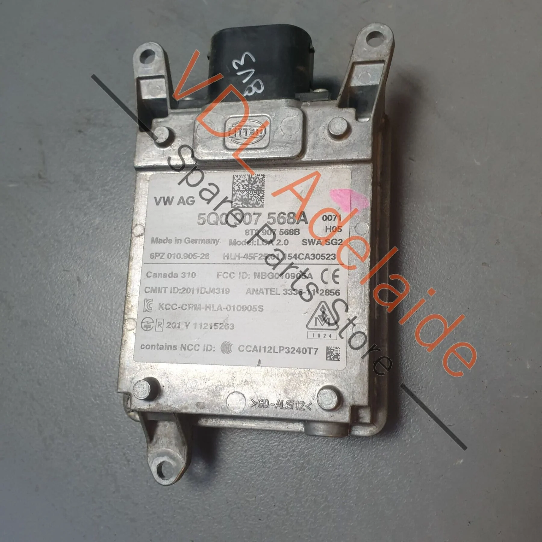 Audi RS3 8V Control Unit Radar for Lane Change Assist Slave Left LHS 5Q0907568A