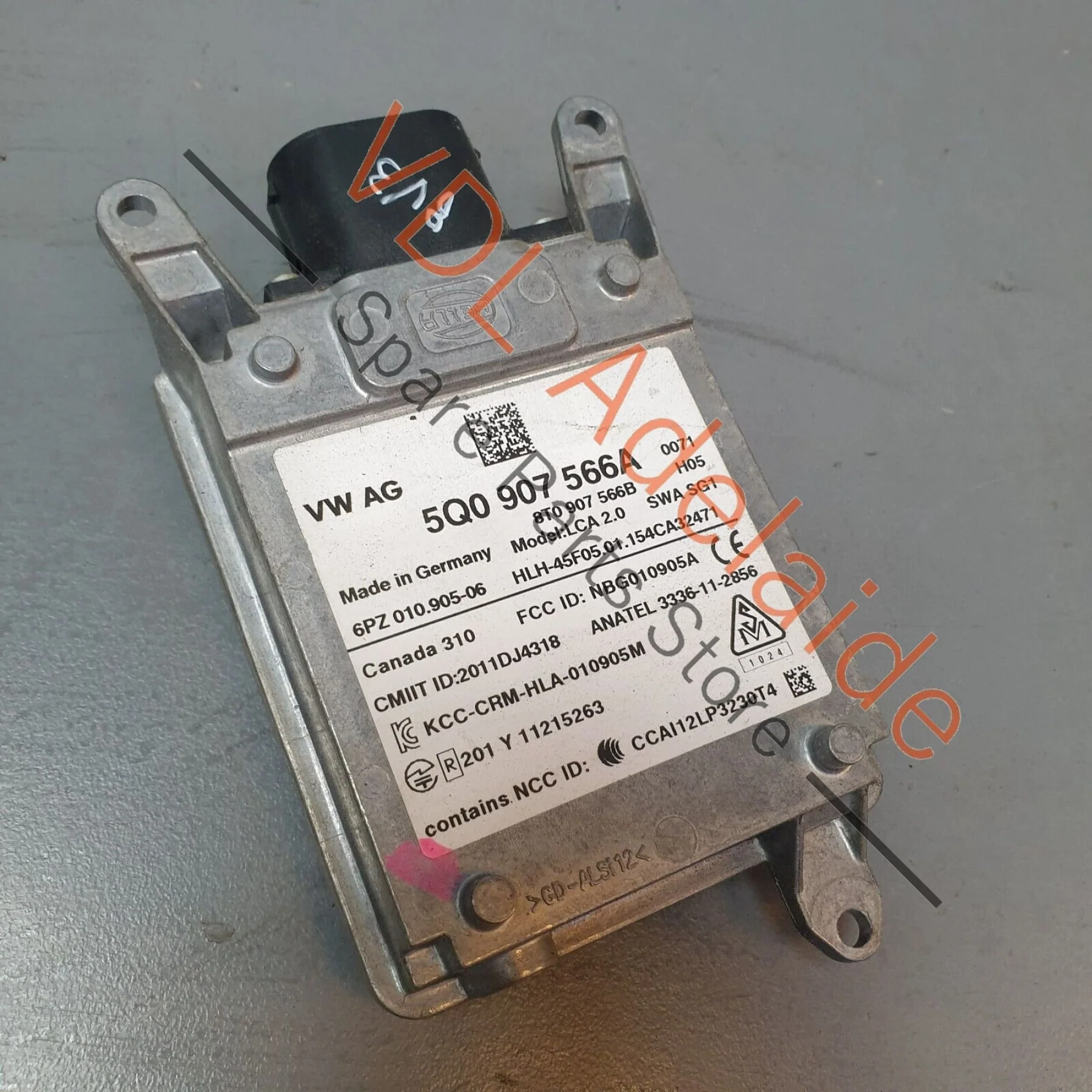 Audi RS3 8V Control Unit Radar Lane Change Assist Master Right RHS 5Q0907566A