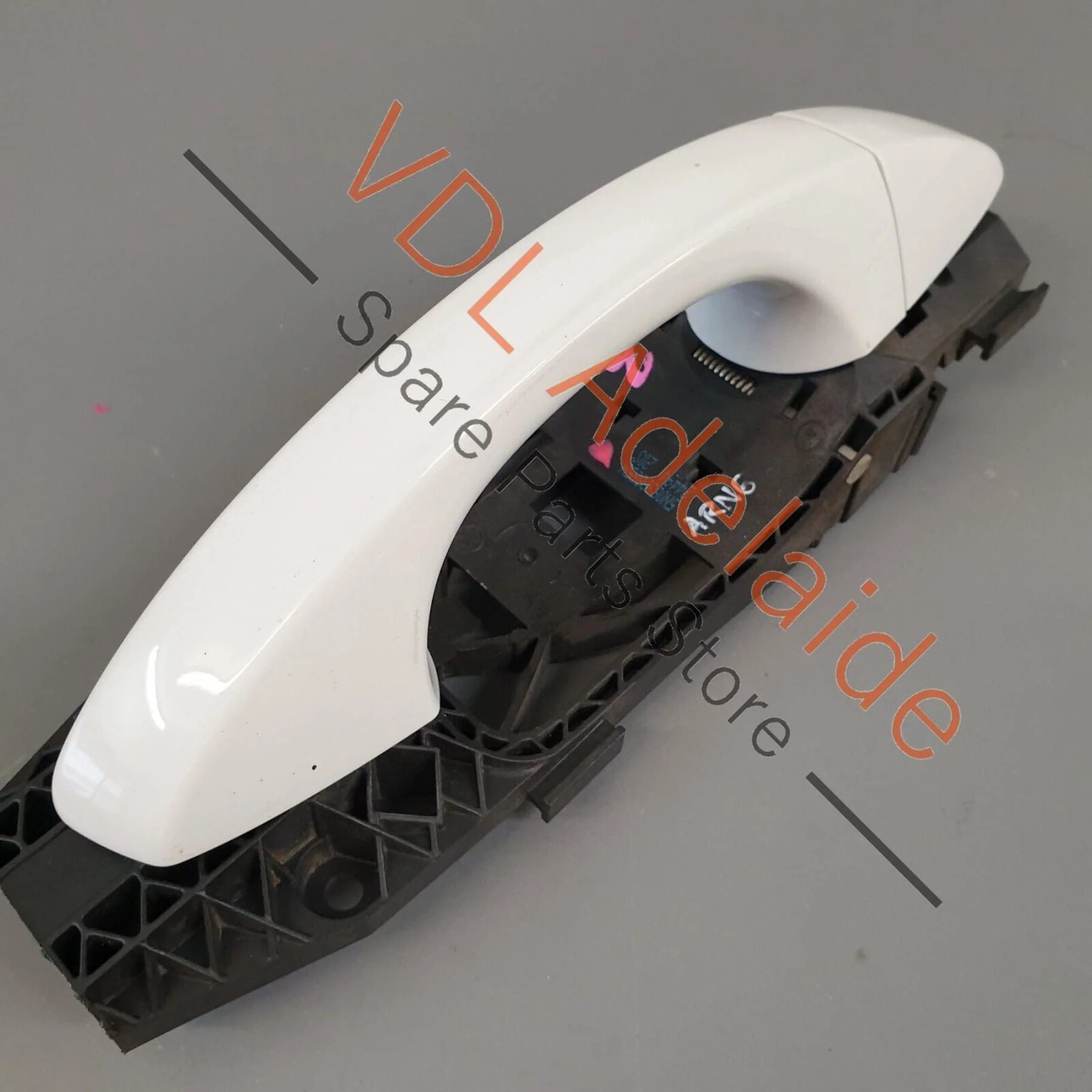 VW Golf GTi Mk7 Rear Right Exterior Door Handle Pure White C9A - Image 4