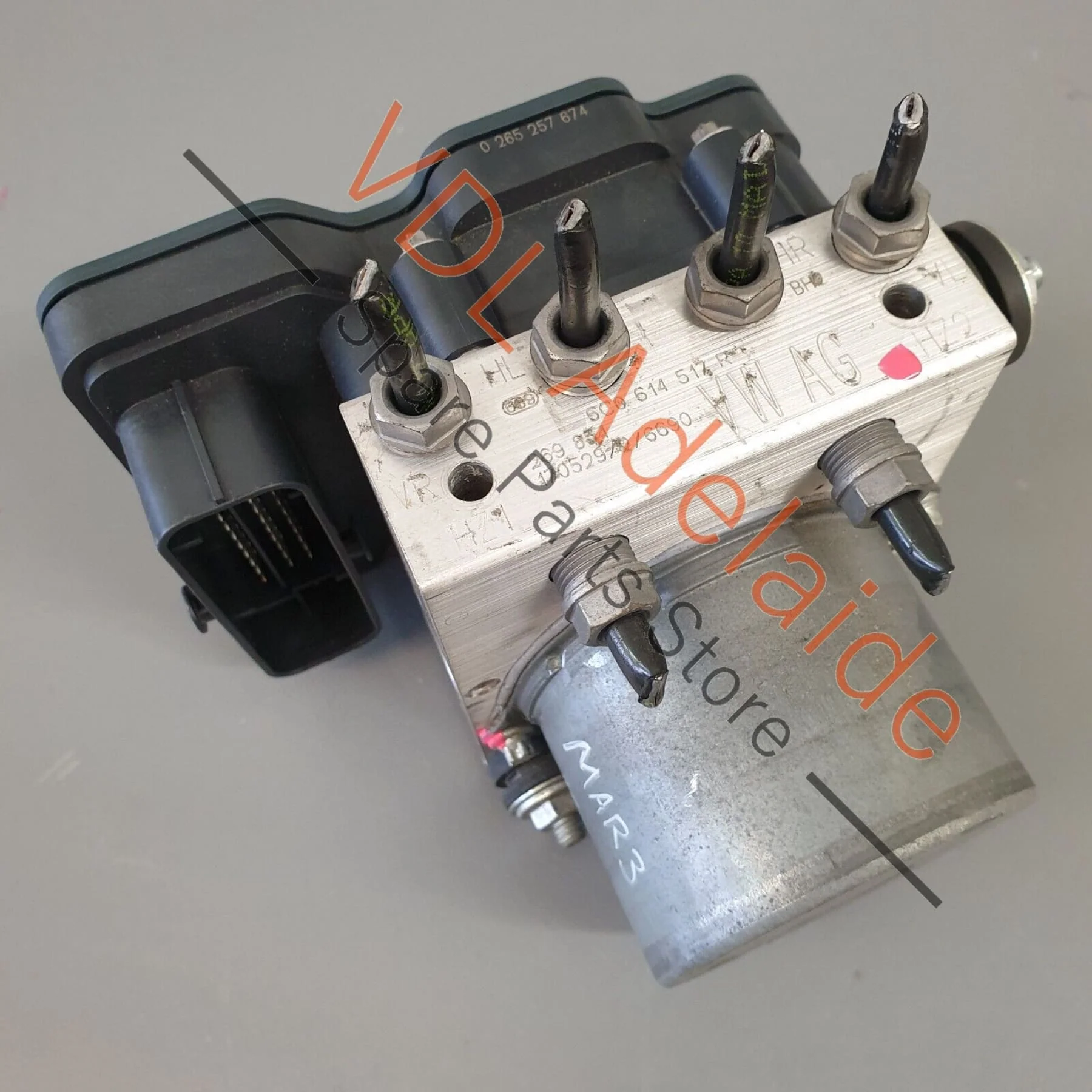 VW Polo GTi Mk5 ABS Brake Pump Module with Control Unit 6C0614517R 6C0907379R