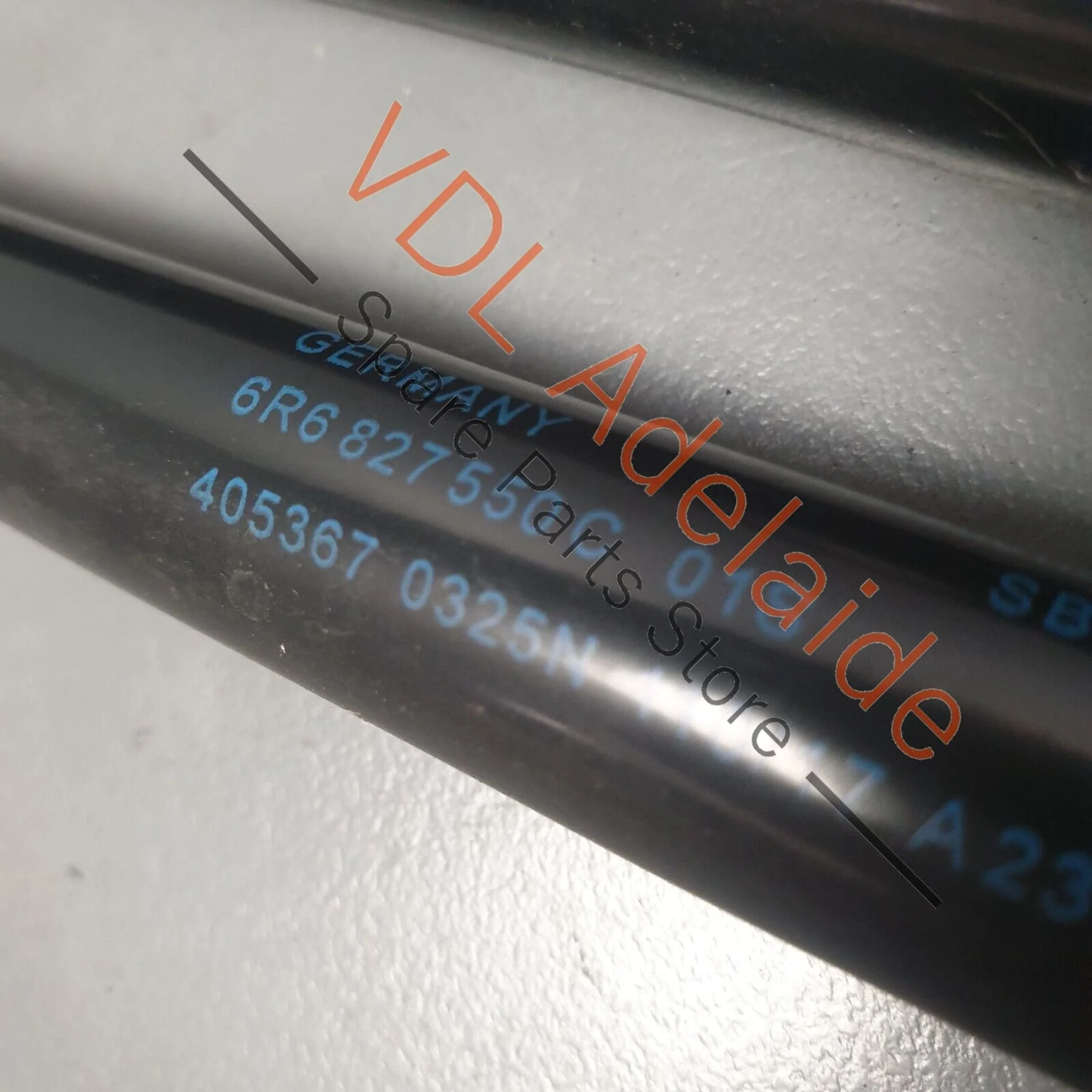 VW Polo GTi Mk5 6R Rear Tailgate Boot Lid Gas Filled Strut Pair 6R6827550C - Image 3