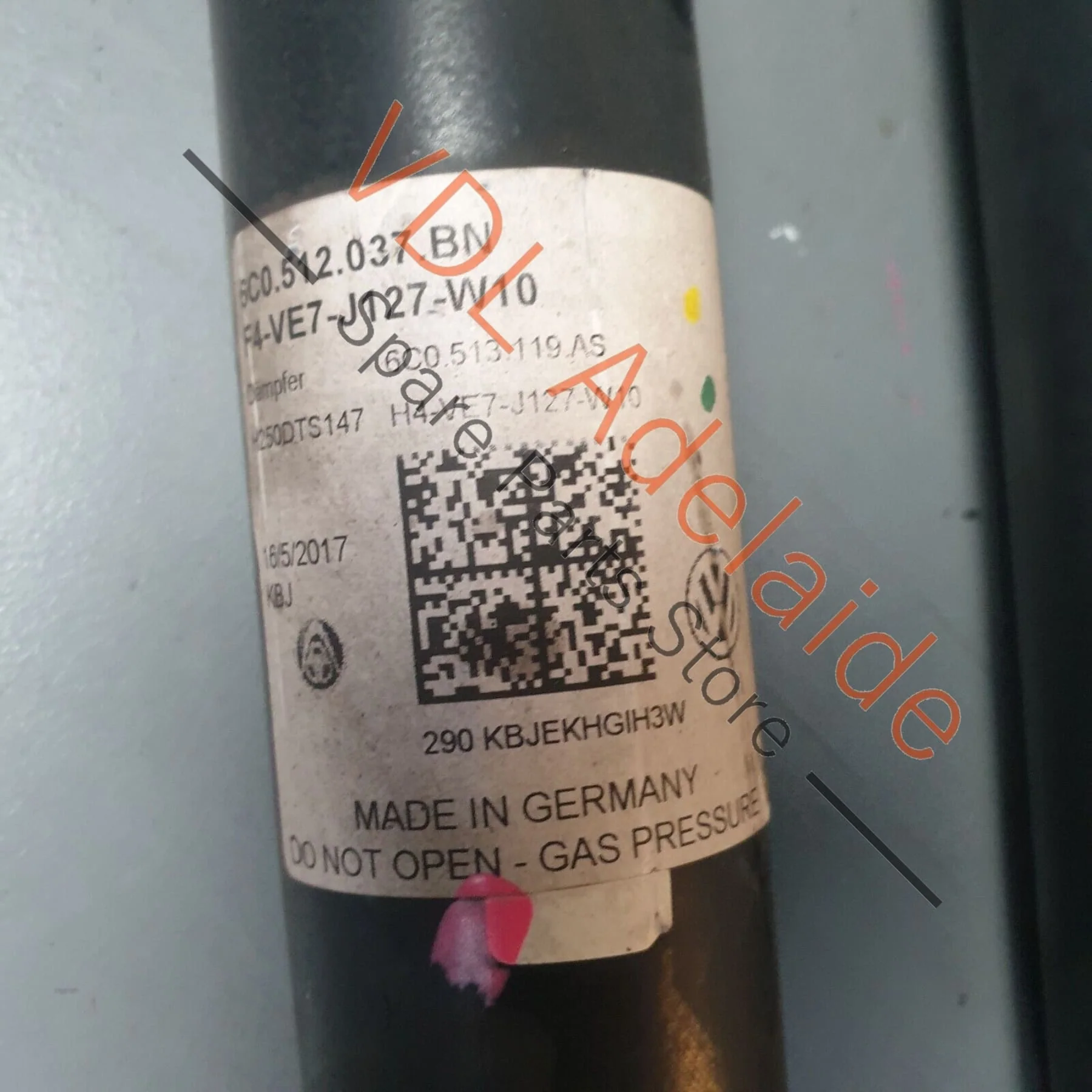 VW Polo GTi Mk5 6R Gas Shock Absorber Electronically Controlled Rear 6C0513119AS - Image 3