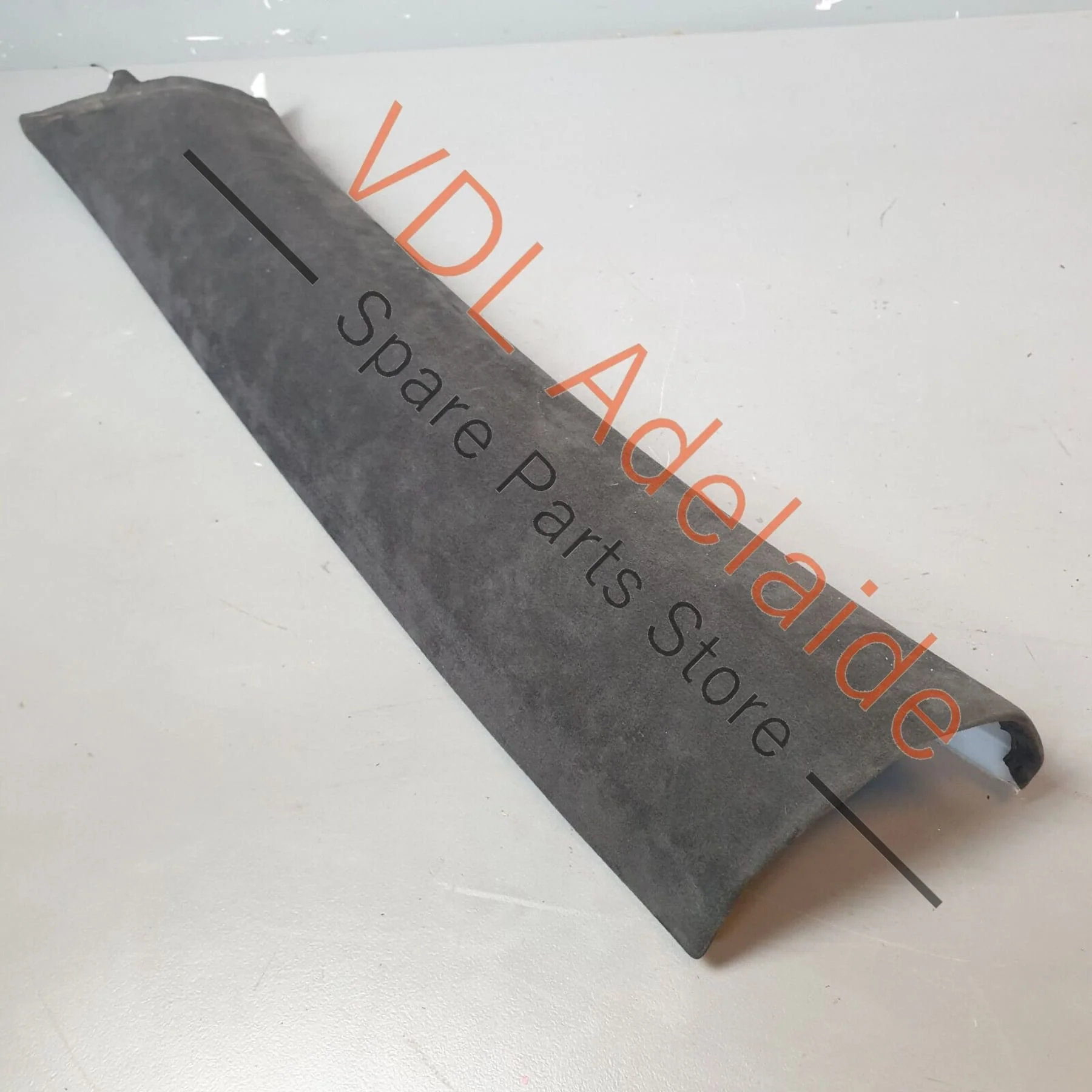Porsche Panamera 971 Interior A Pillar Trim Alcantara Black 971867233A Left LHS - Image 3