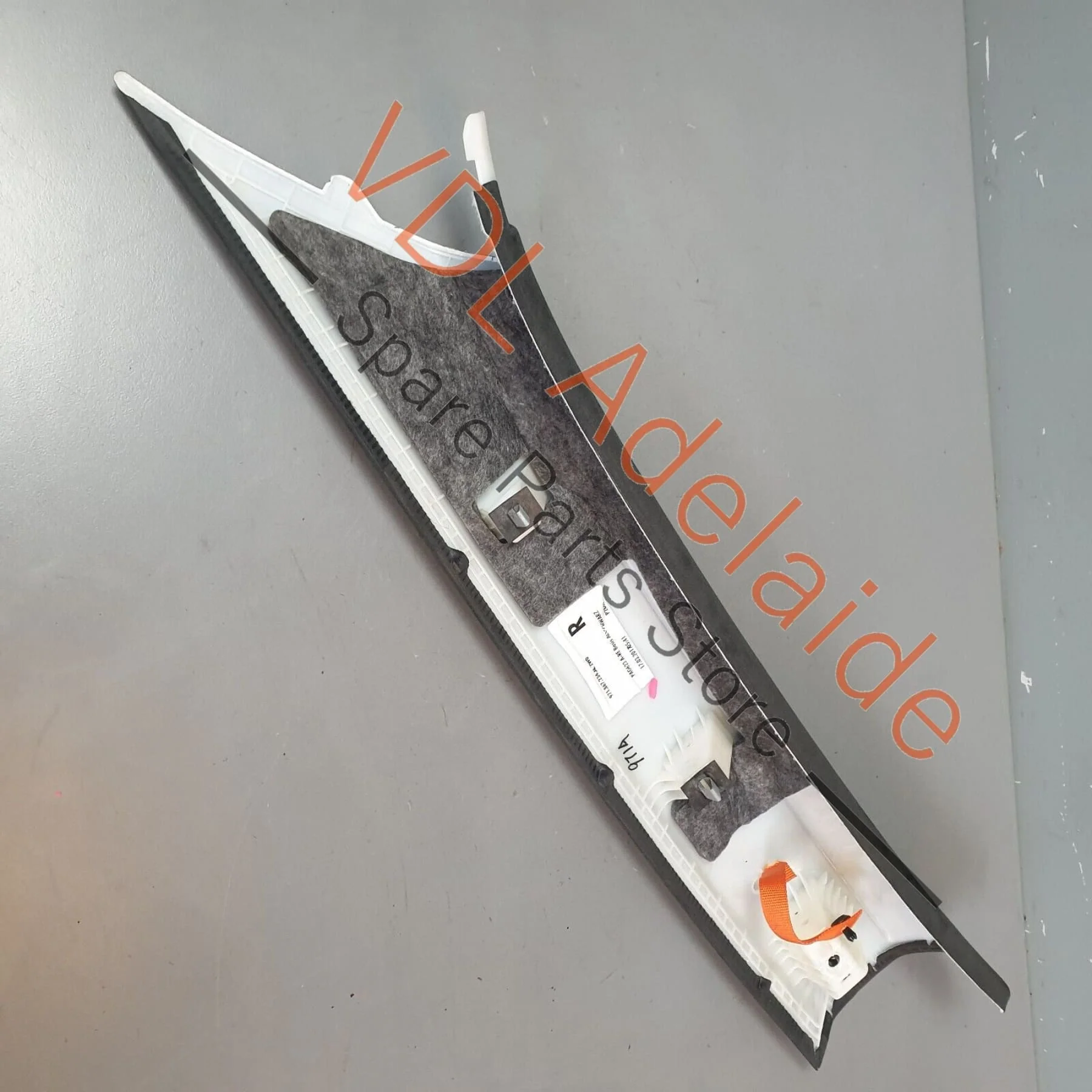 Porsche Panamera 971 Interior A Pillar Trim Alcantara Black 971867234N Right RHS - Image 3