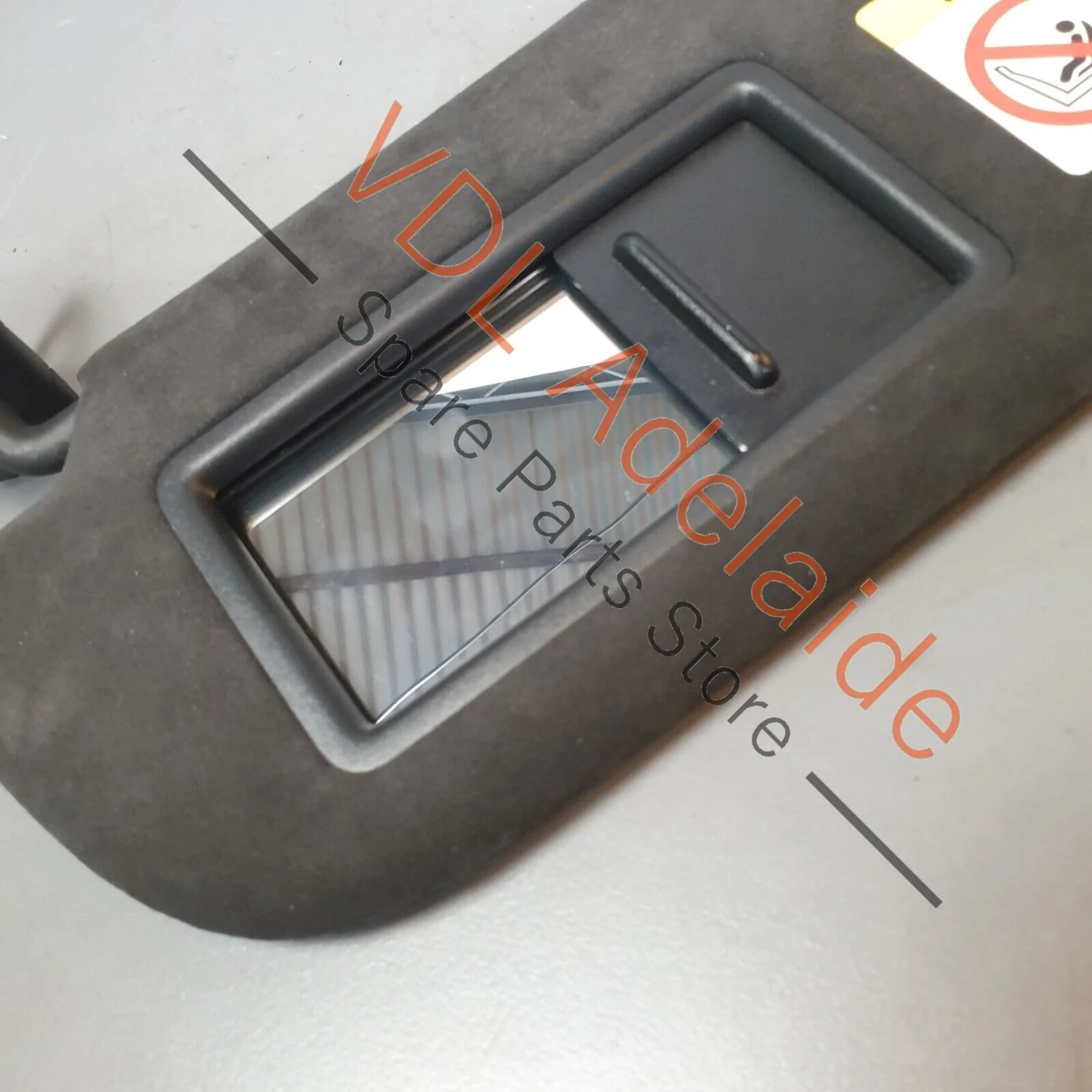 Porsche Panamera Turbo 971 Left Side Sun Visor Sunvisor 971857551G Alcantara - Image 5