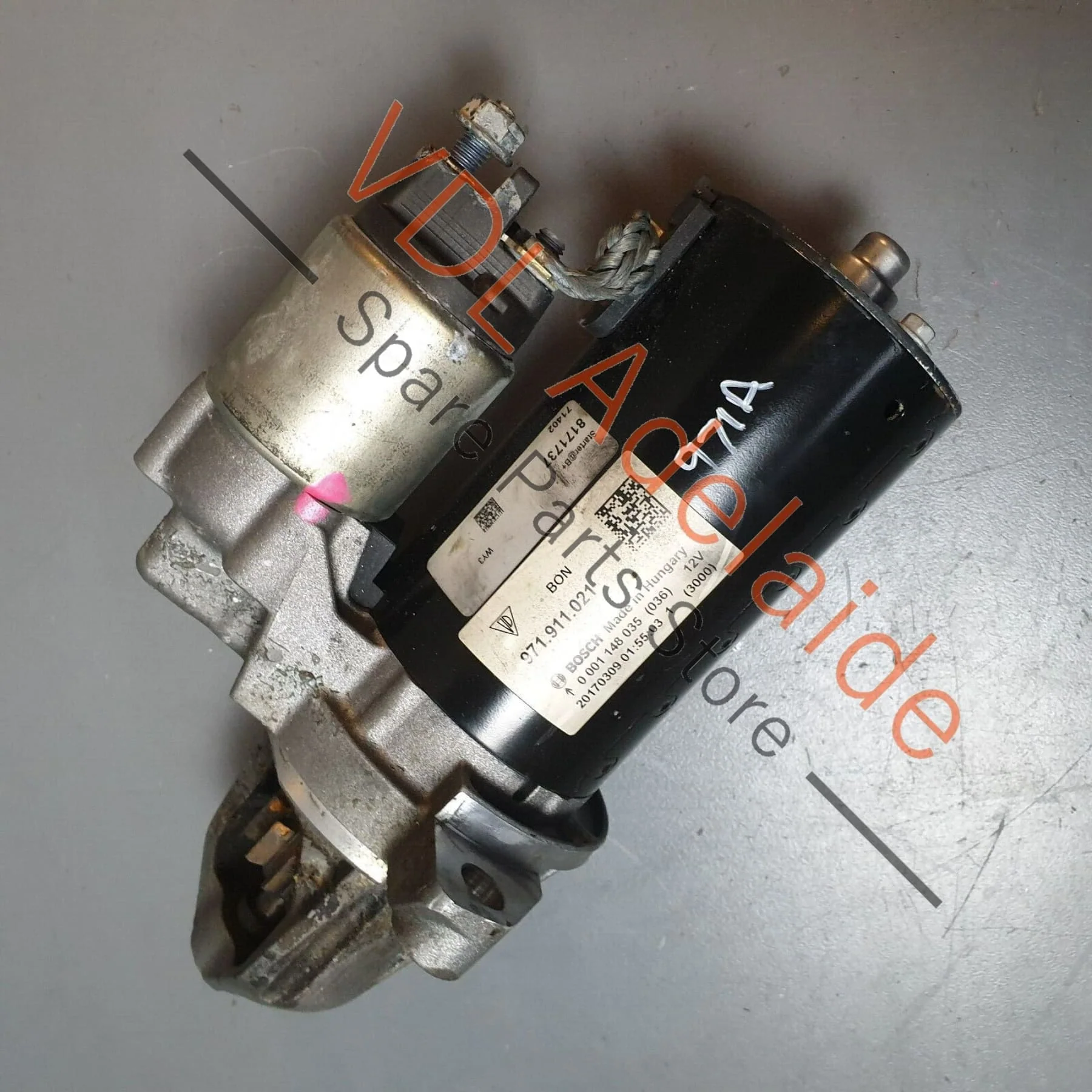 Porsche Panamera Turbo 971 Starter Motor for CVDA 4.0L Petrol 971911021