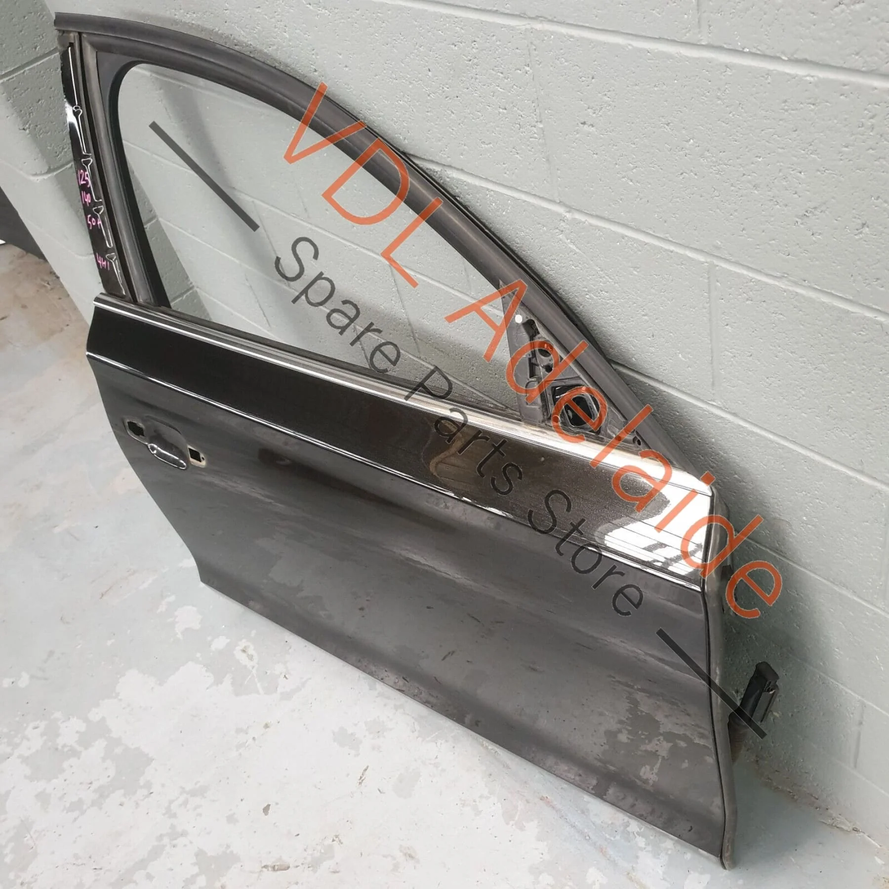 Audi A8 4H 2010-2017 Front Right Door Shell Panel w Glass Havanna Black 4J4J 4H0845202A - Image 4